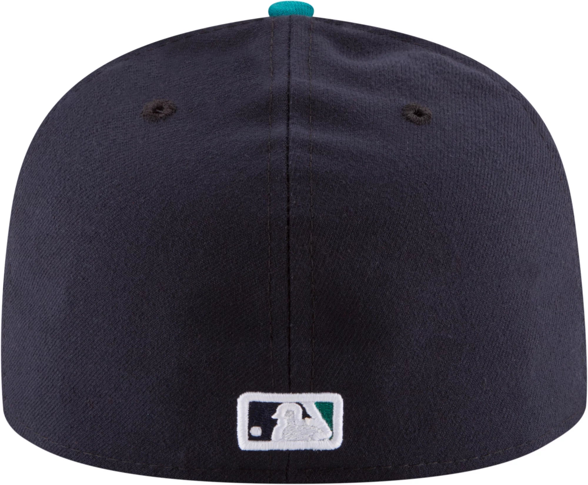 Seattle Baseball Hat Navy Teal New Era 59FIFTY Fitted Navy | Teal / Metallic Silver | Green Forest | White | Scarlet | Navy / 7