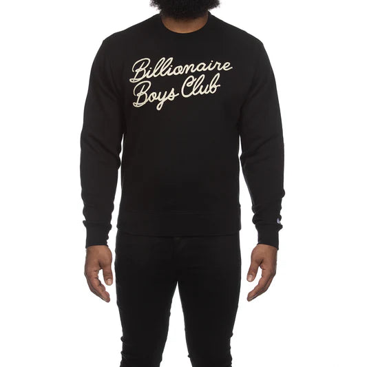 BBC Signature Crewneck Sweatshirt - BLACK