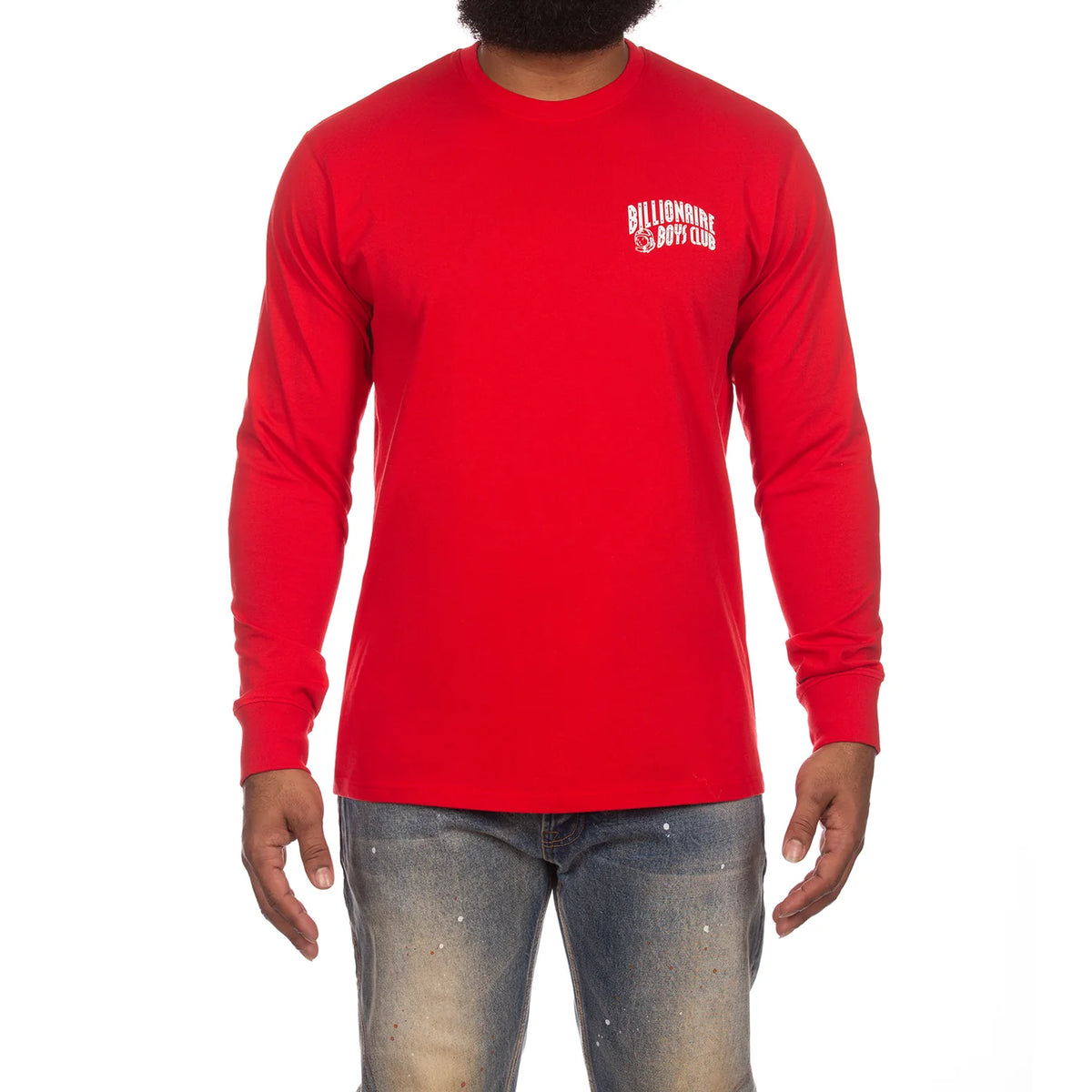 BBC Long Sleeve Arch Tee - RED