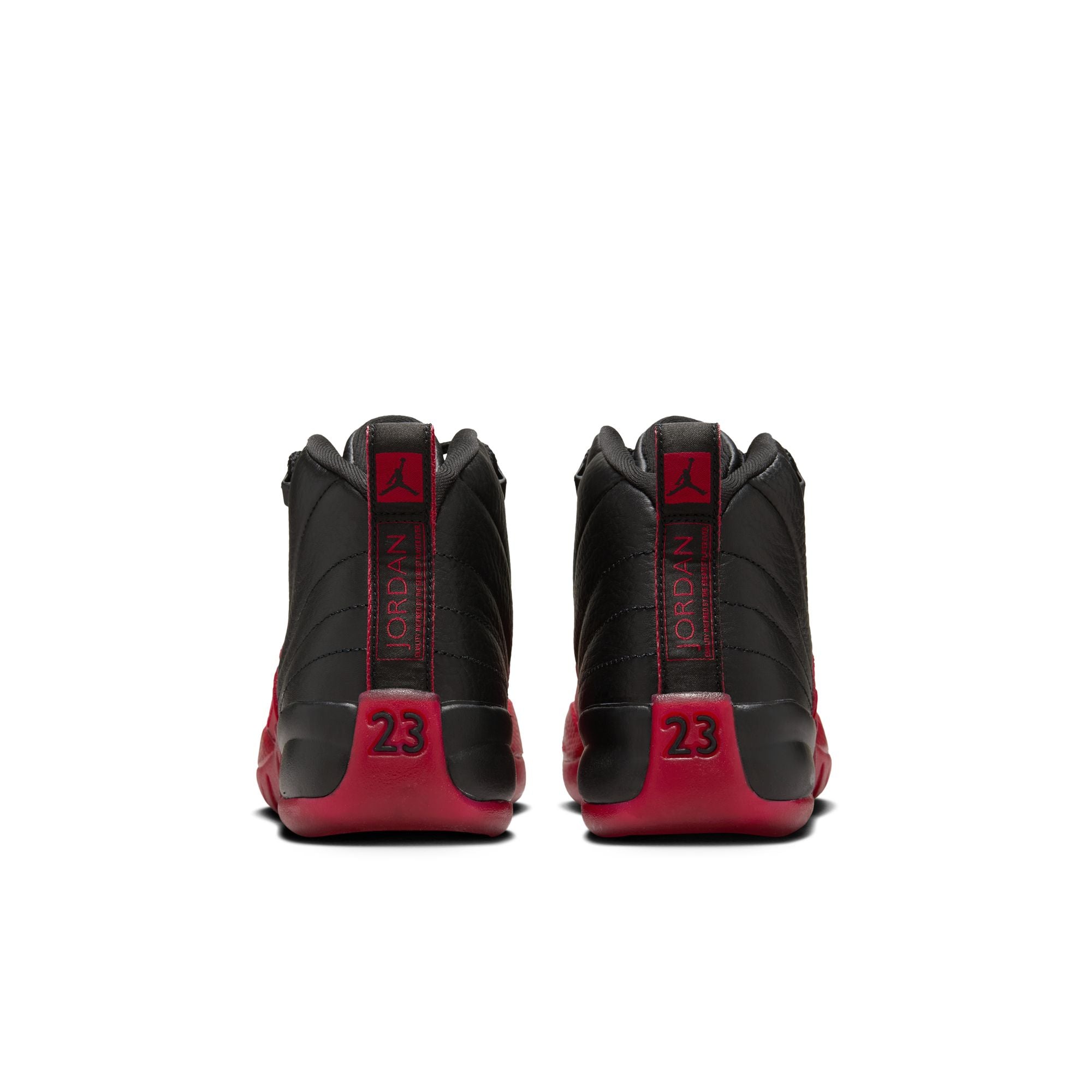 Big Kids Air Jordan 12 Retro "Flu Game" - BLACK/VARSITY RED