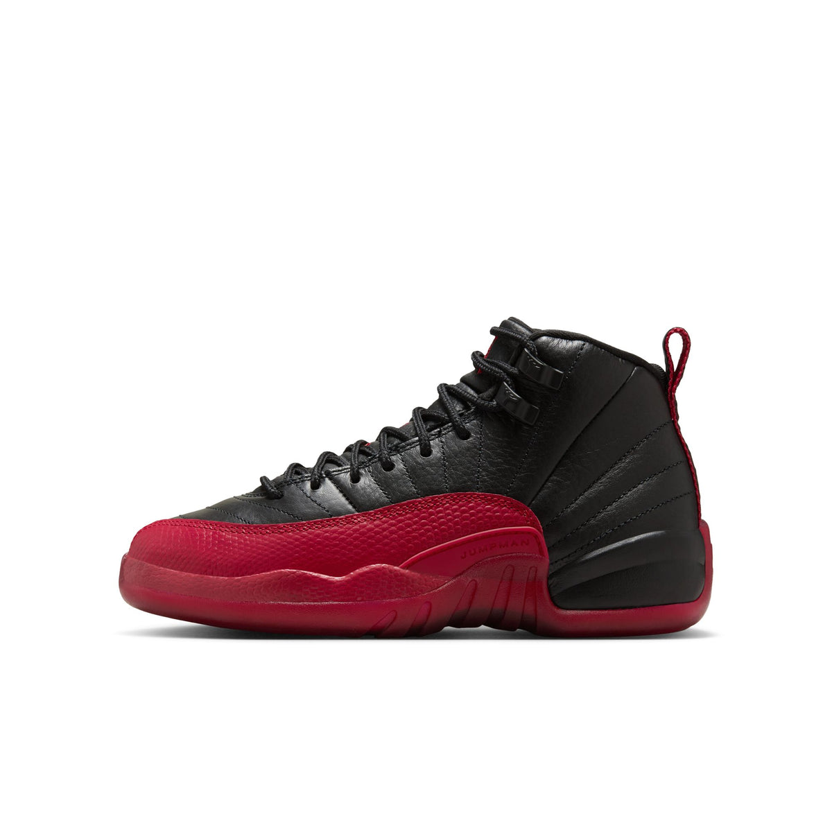 Big Kids Air Jordan 12 Retro &quot;Flu Game&quot; - BLACK/VARSITY RED