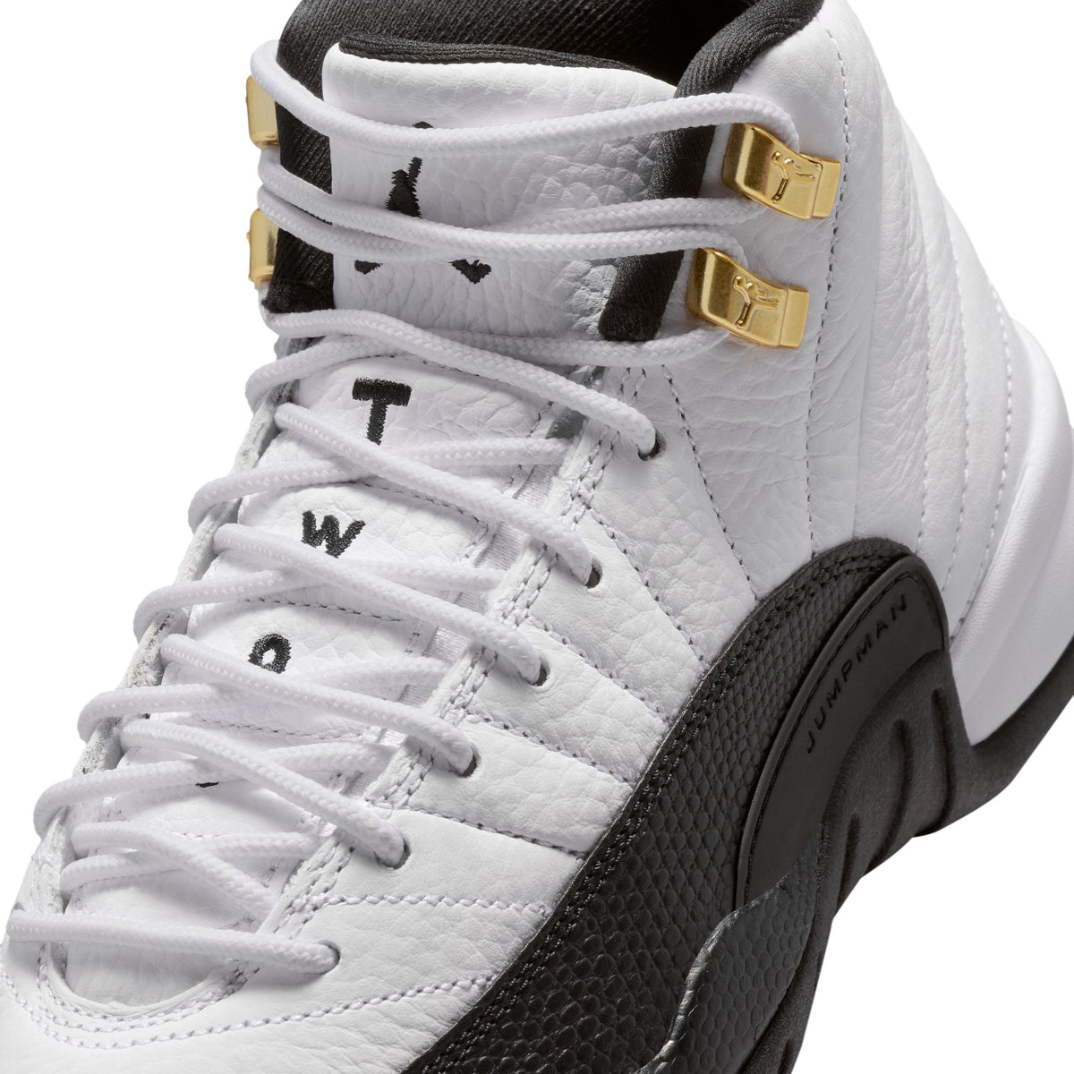 GS Air Jordan 12 Retro &quot;Taxi&quot; - WHITE/BLACK-TAXI