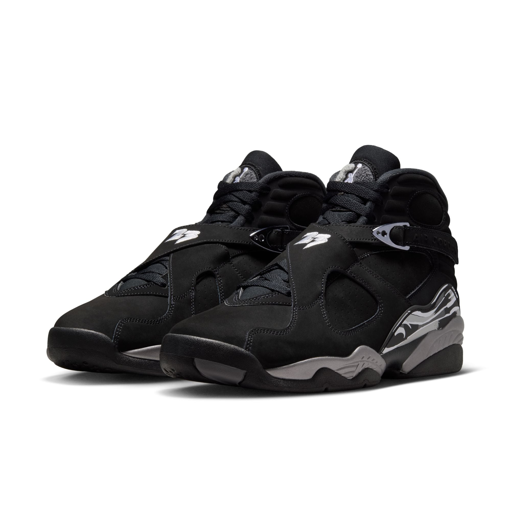 Men’s Air Jordan 8 Retro - BLACK/WHITE-LT GRAPHITE