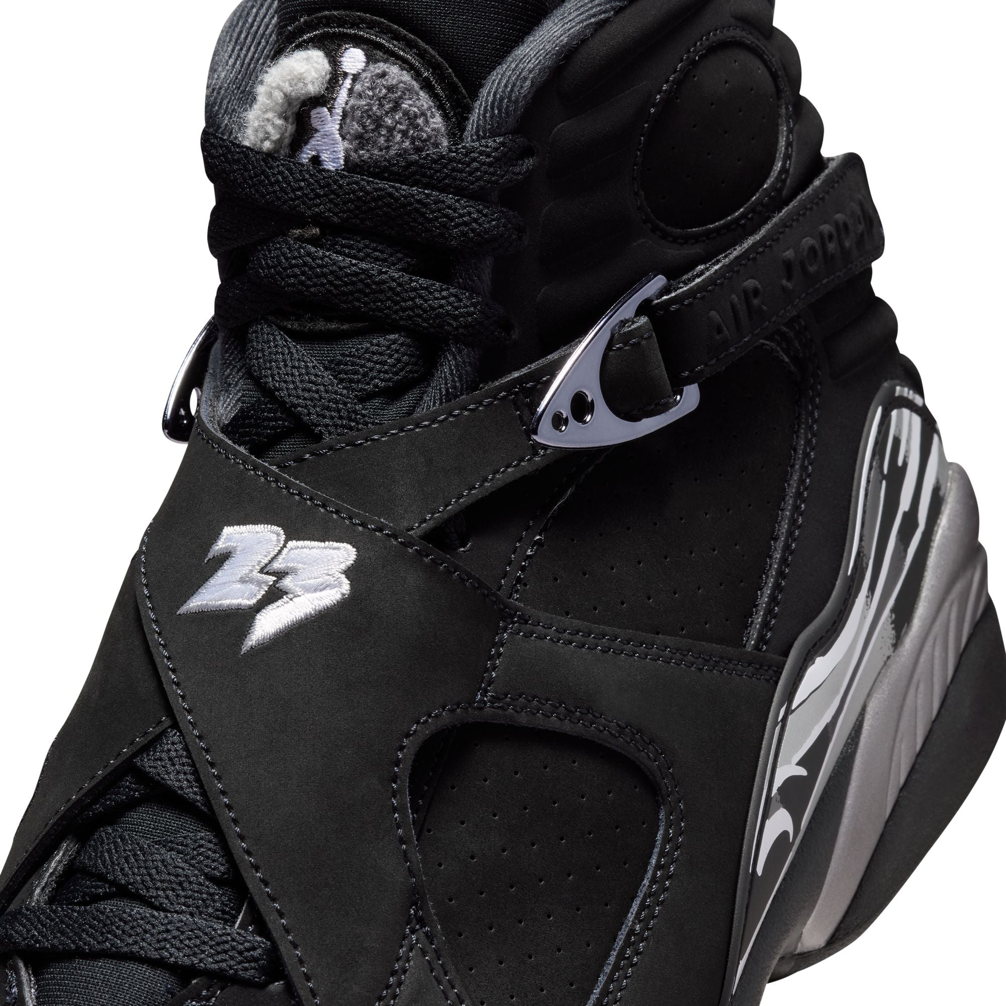 Men’s Air Jordan 8 Retro - BLACK/WHITE-LT GRAPHITE