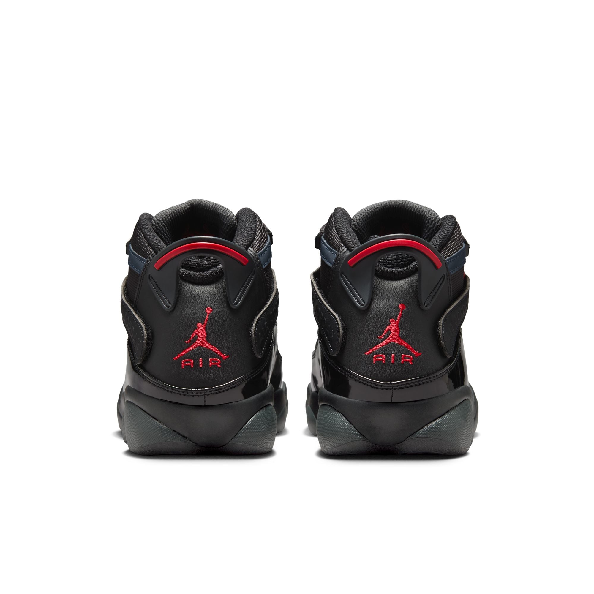 あん　6/4 Men's Jordan 6 Rings - BLACK/FIRE RED-ANTHRACITE