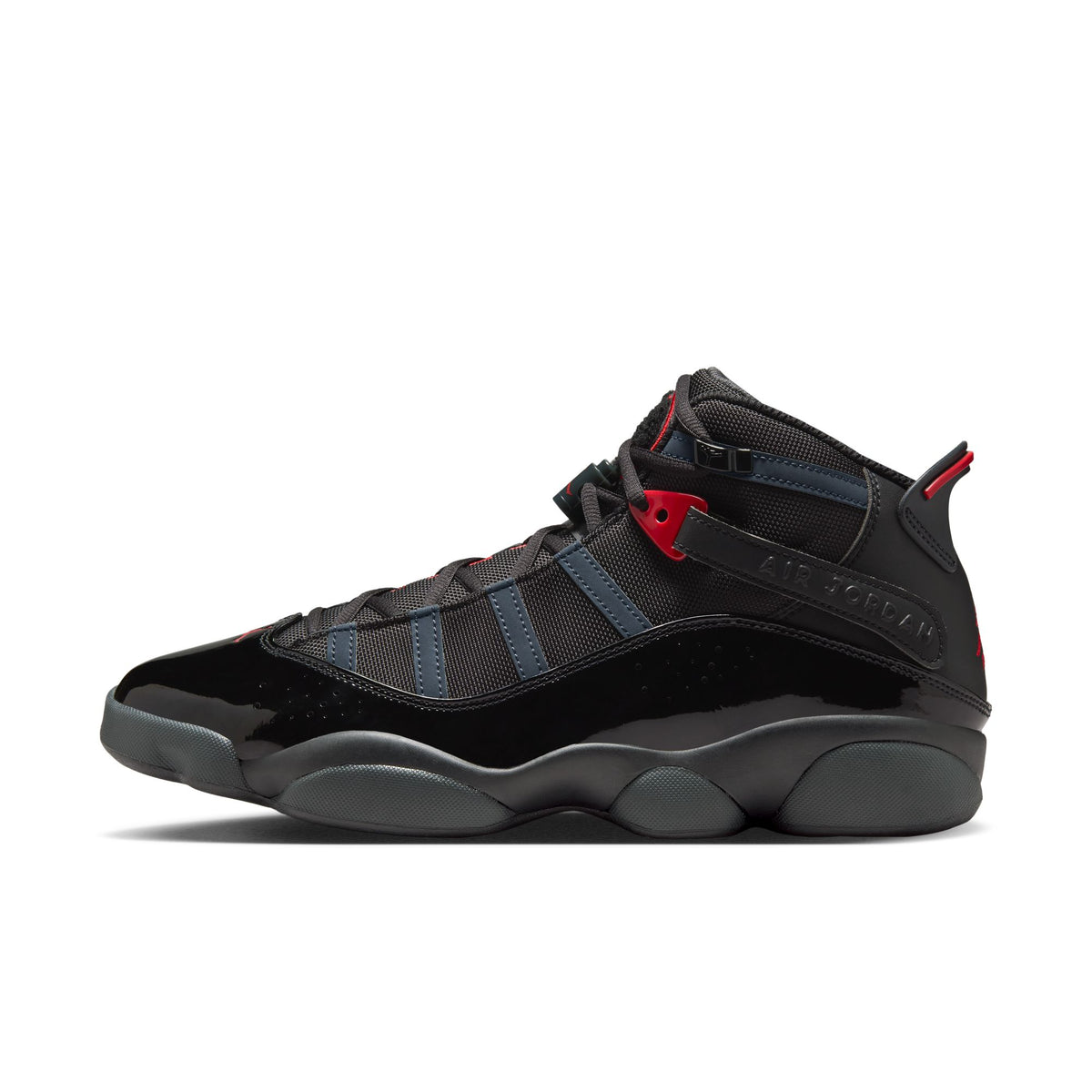 Men&#39;s Jordan 6 Rings - BLACK/FIRE RED-ANTHRACITE