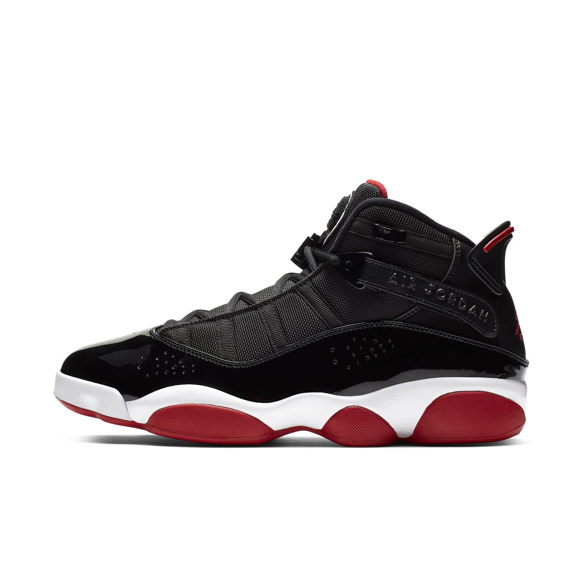 Men&#39;s Jordan 6 Rings - BLACK/VARSITY RED-WHITE