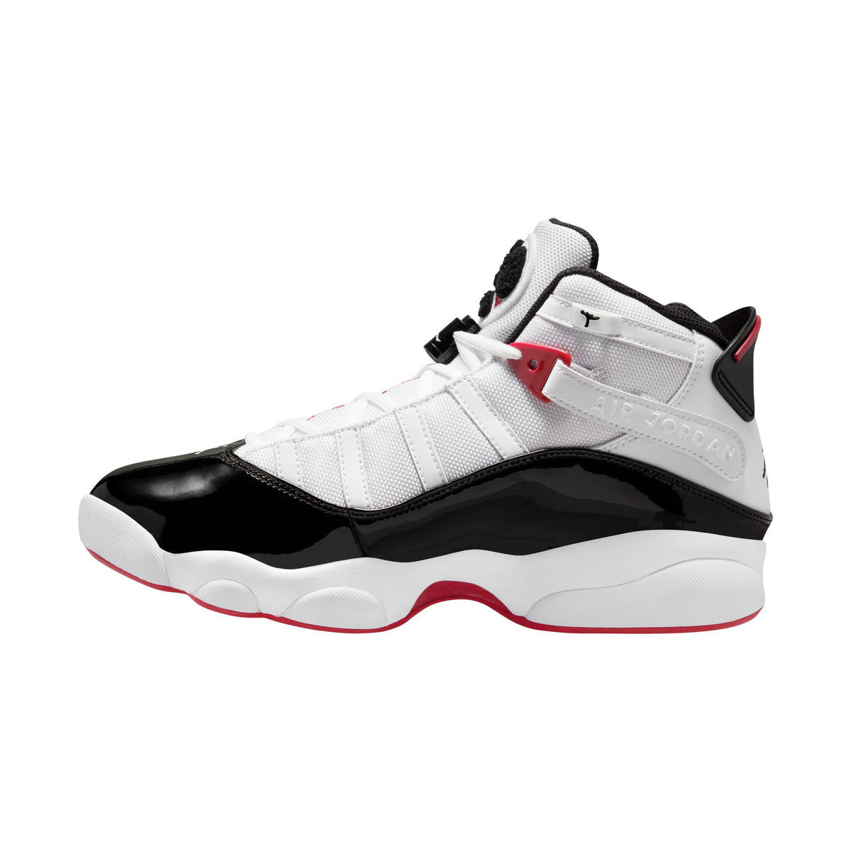 Men&#39;s Jordan 6 Rings - WHITE/BLACK-VARSITY RED