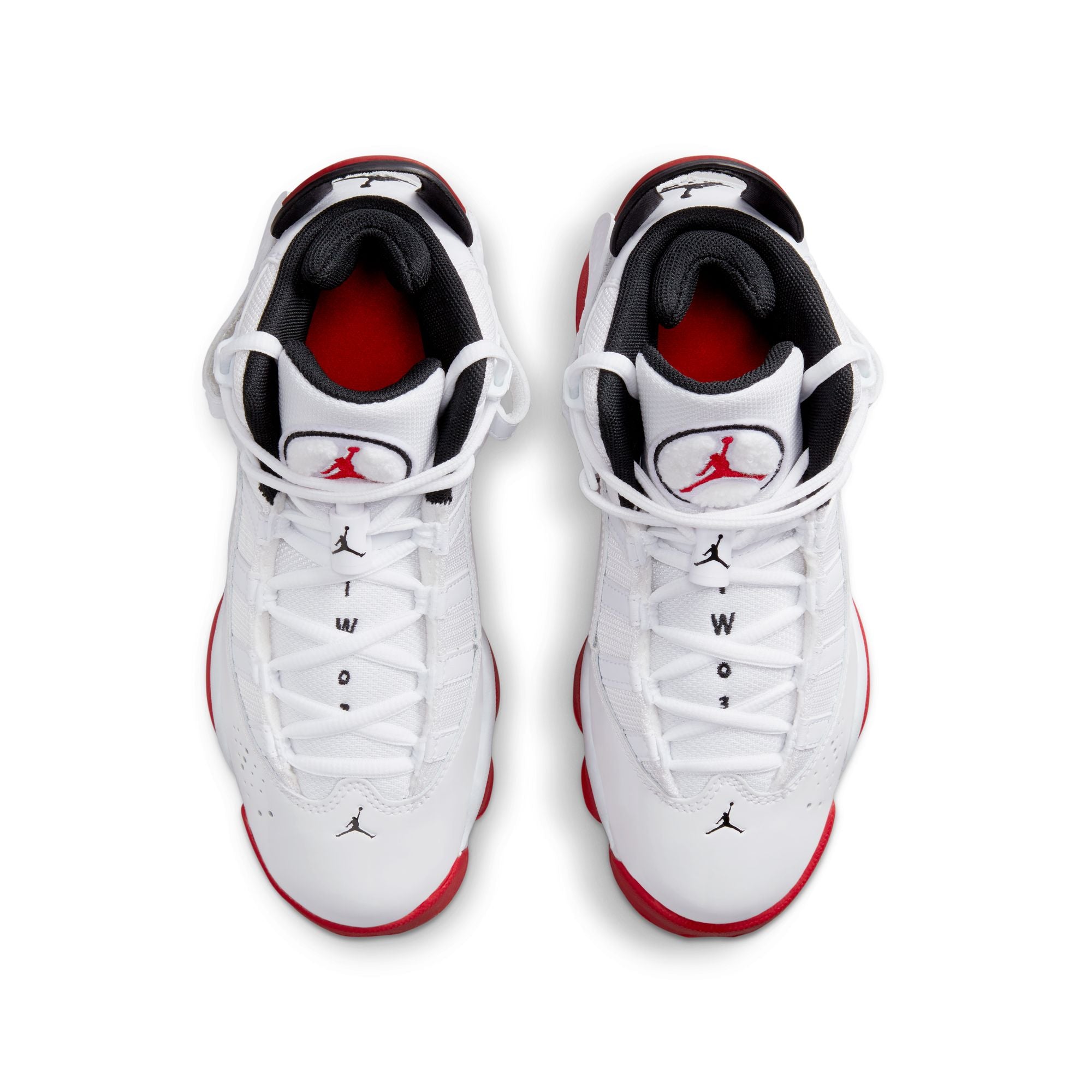 Jordan Rings (GS) WHITE/UNIVERSITY RED-BLACK - Main Image