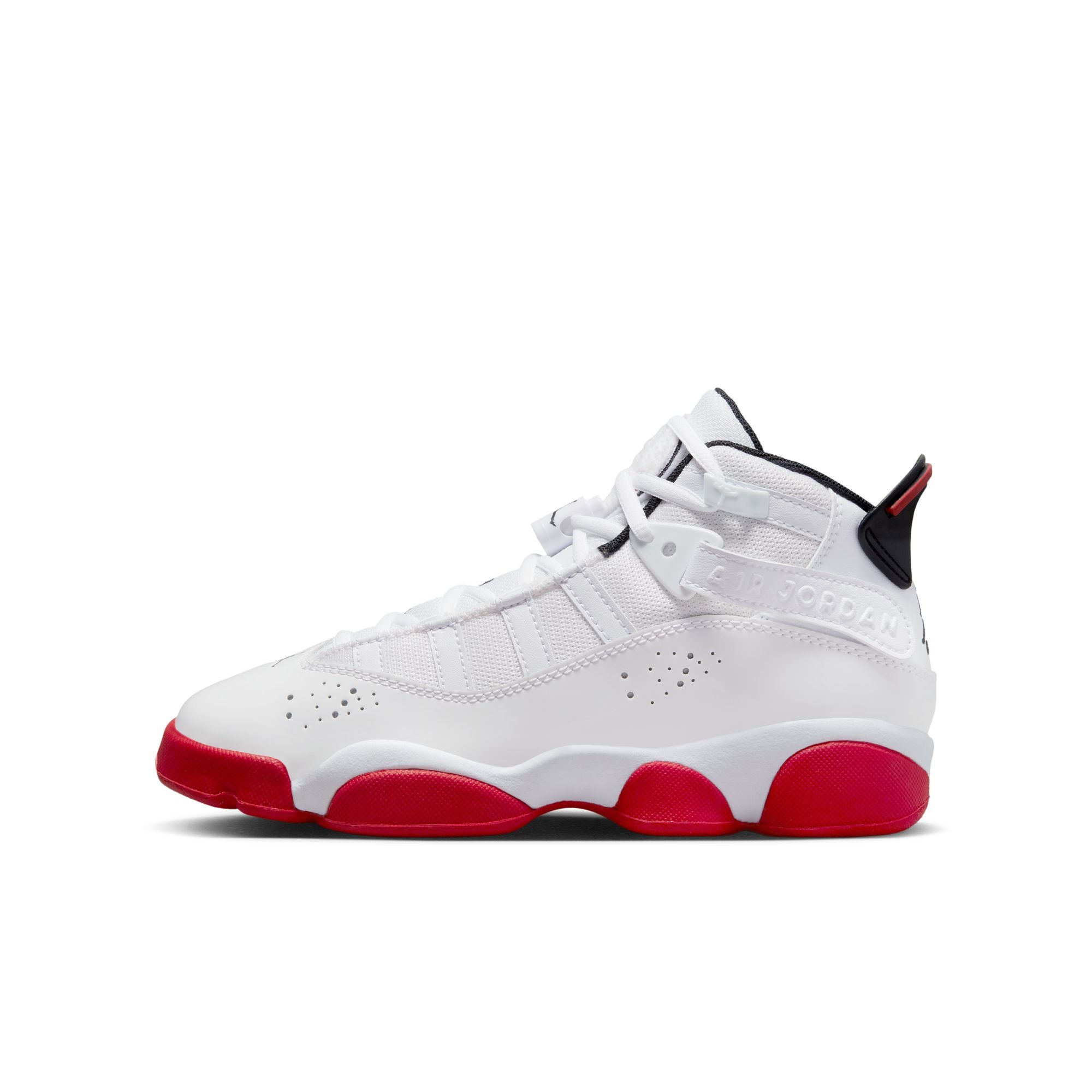 Jordan Rings (GS) WHITE/UNIVERSITY RED-BLACK - Main Image