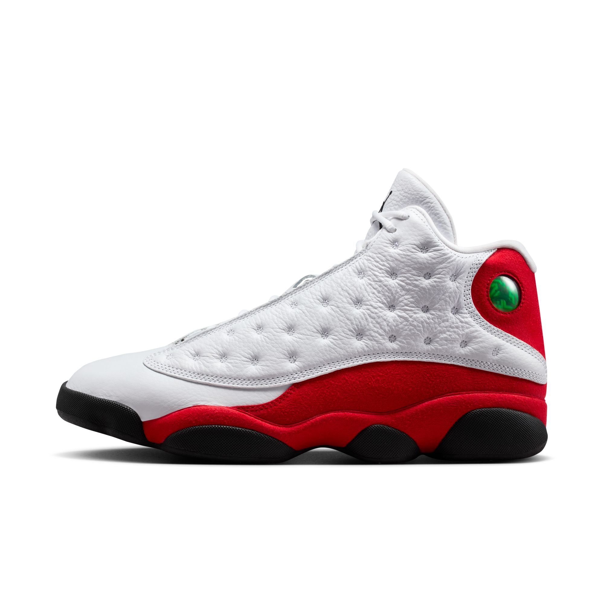 Men's Air Jordan 13 Retro - WHITE/BLACK-TRUE RED