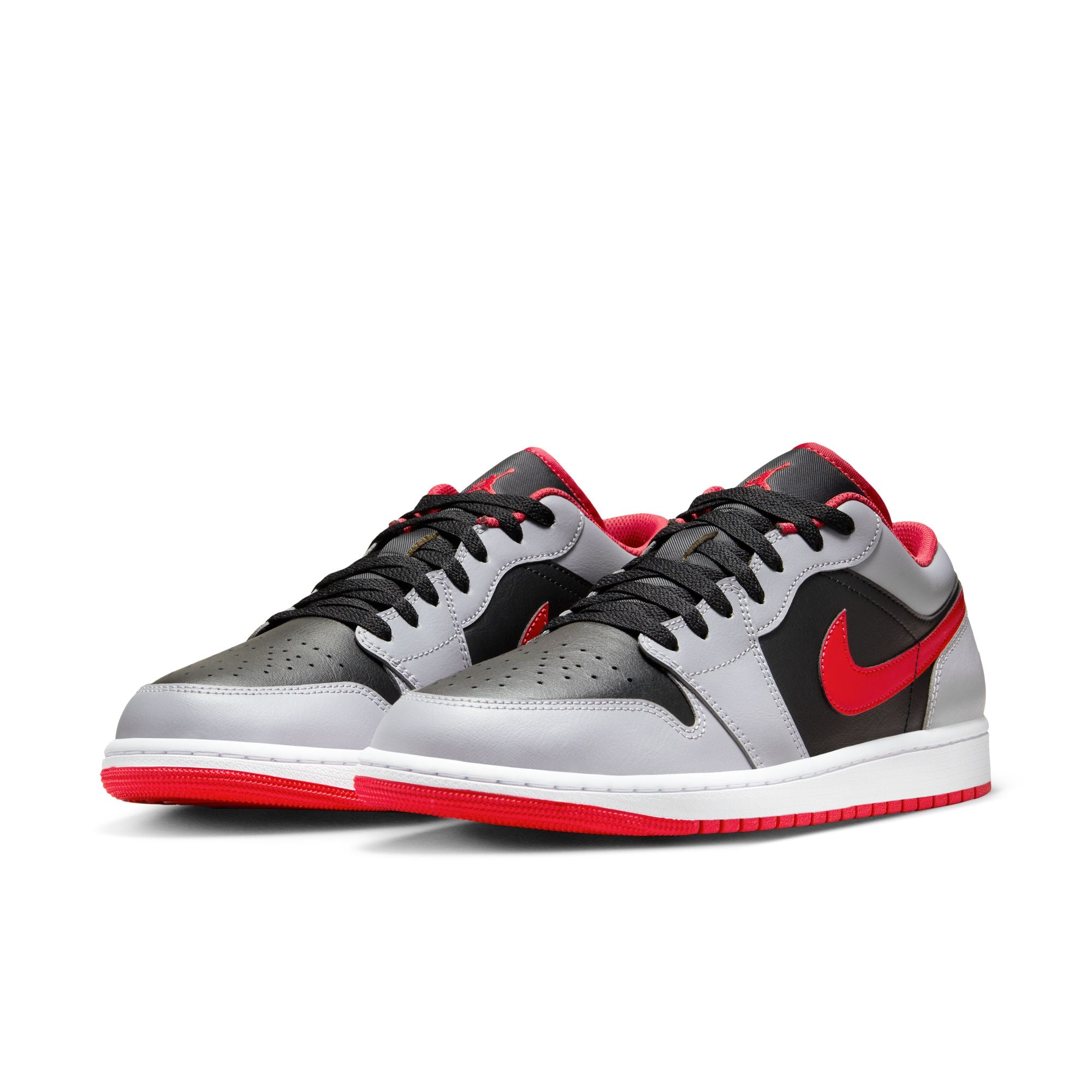 Air Jordan 1 Low Black Fire Red Cement Grey White 12