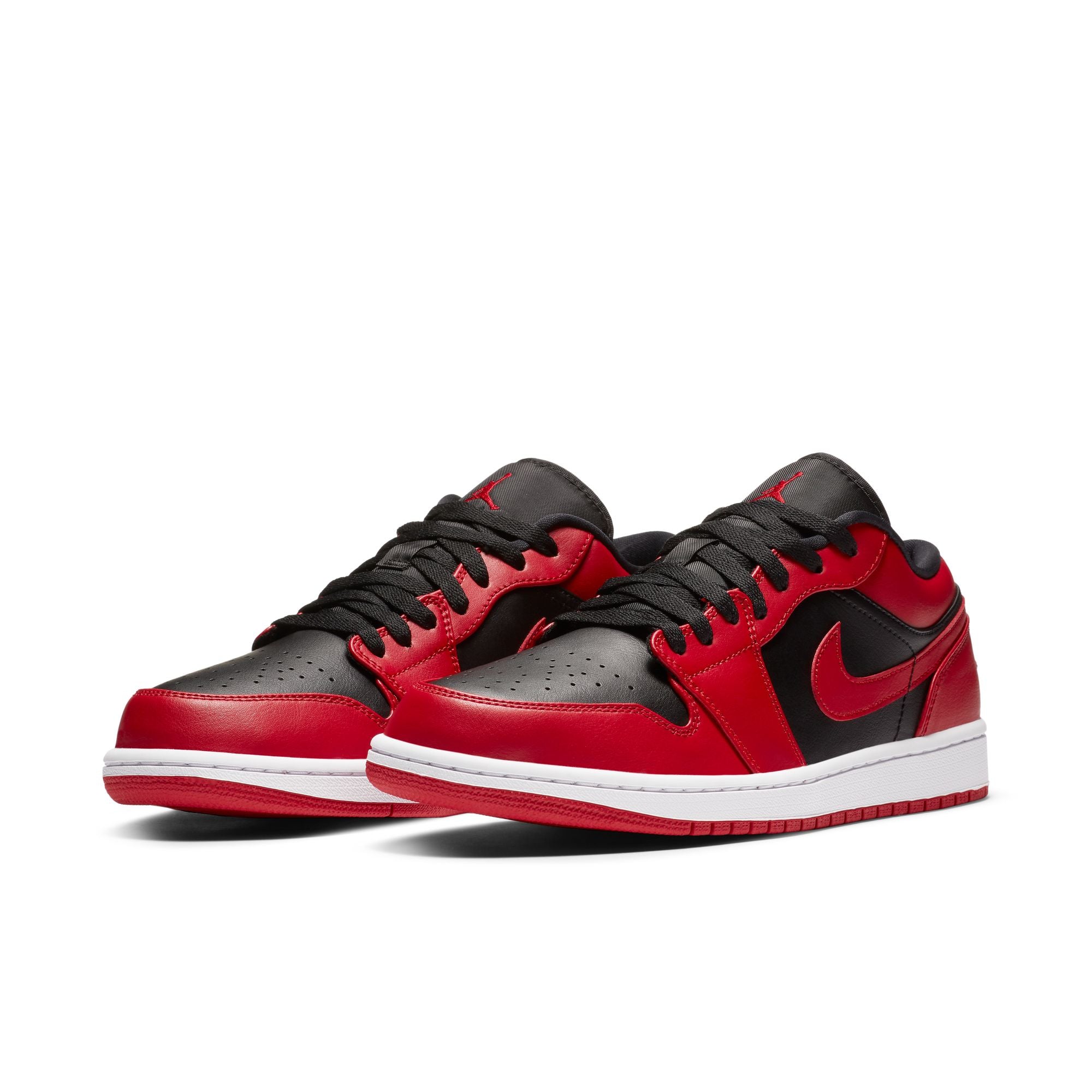 Men's Air Jordan 1 Low - GYM RED/BLACK-WHITE