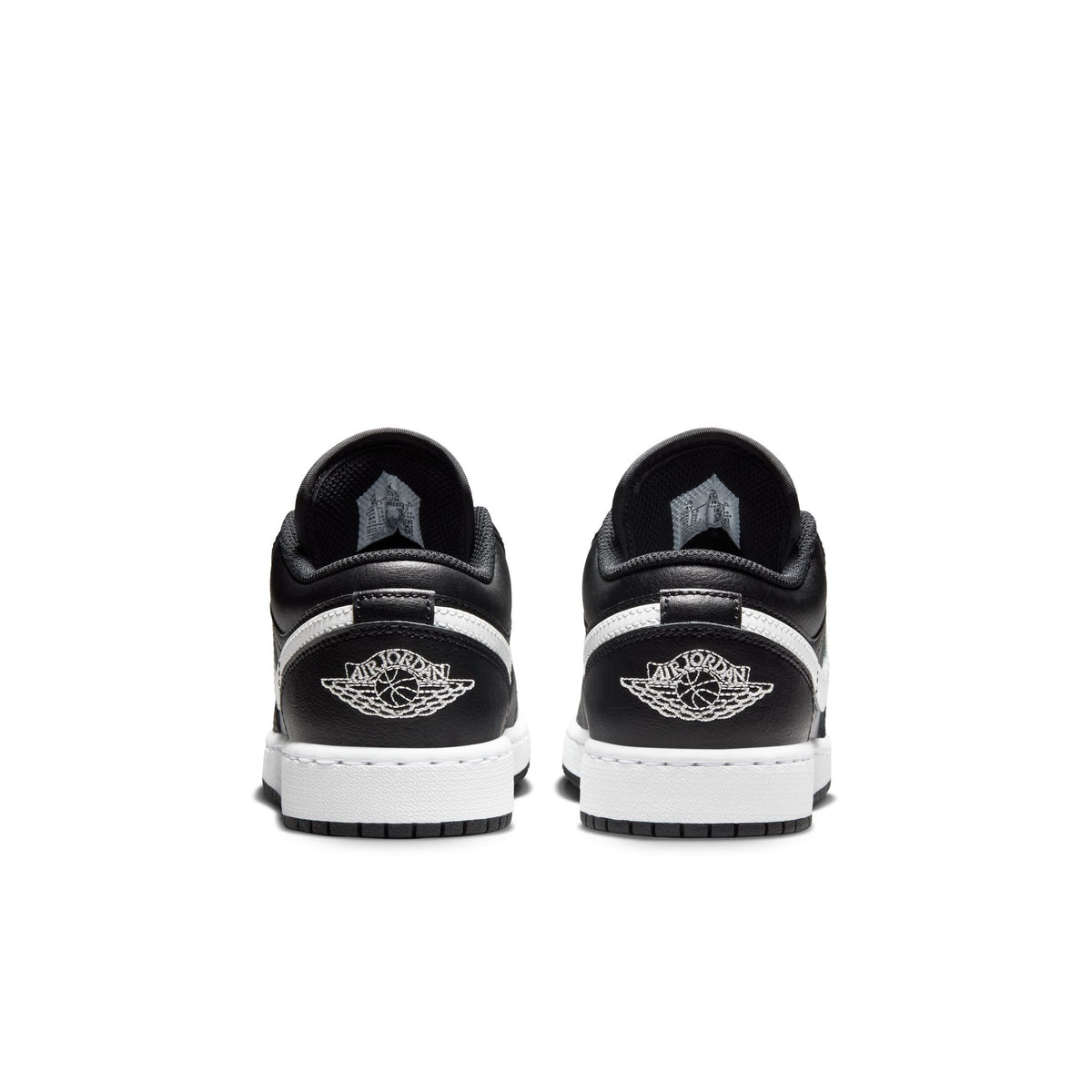 Big Kid&#39;s Air Jordan 1 Low- BLACK/SUMMIT WHITE