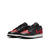 Big Kid's Air Jordan 1 Low- BLACK/VARSITY RED-SUMMIT WHITE