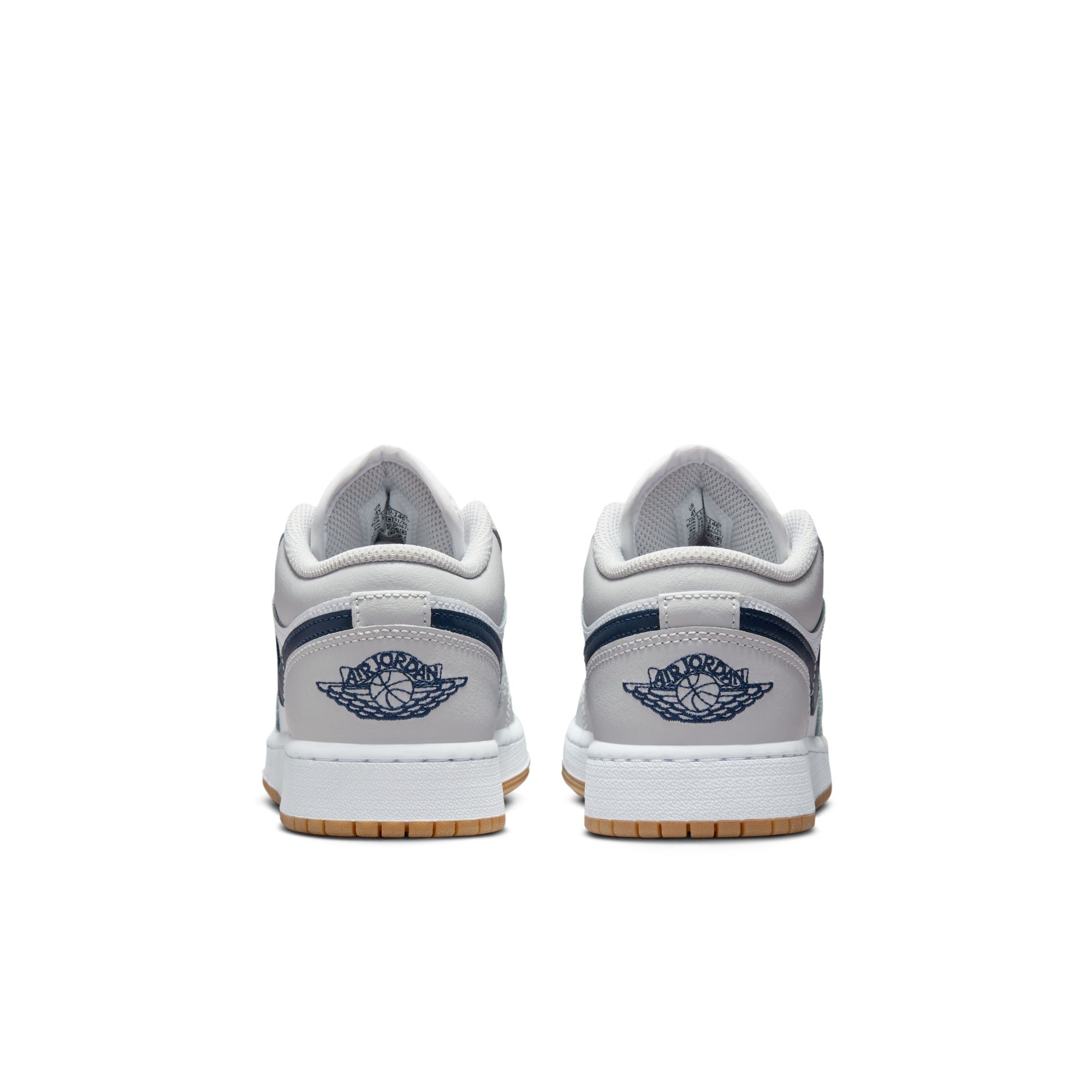 Air Jordan 1 Low GS - WHITE/MIDNIGHT NAVY-NEUTRAL GREY
