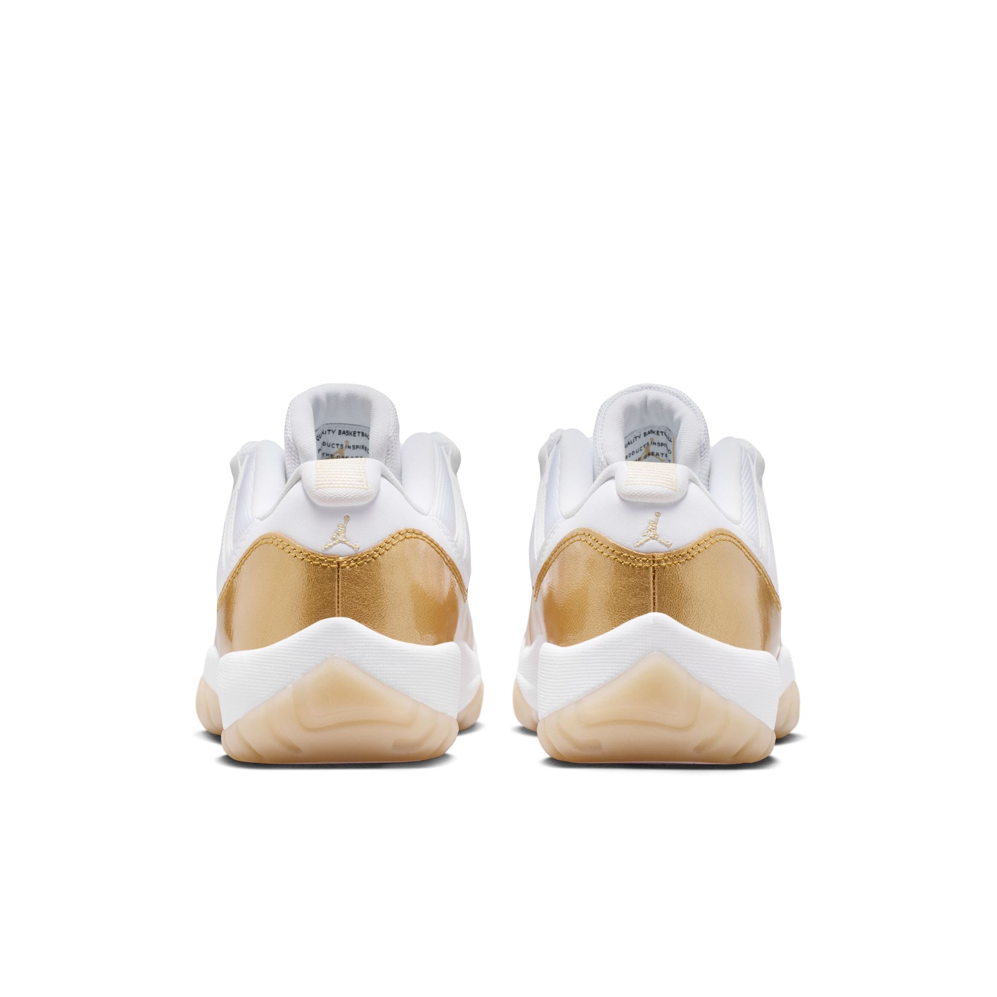 Women's Air Jordan 11 Retro Low "Mother's Day" - WHITE/METALLIC GOLD-TEAM GOLD
