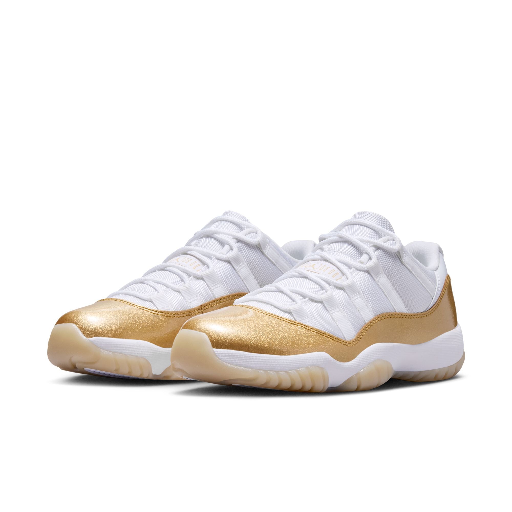 BRAND JORDAN ホワイト/ゴールド シューズ ローカット レトロLOW 11 エアジョーダン AIR ブランド LOW（ジョーダン RETRO 11 JORDAN シューズ(男性用)