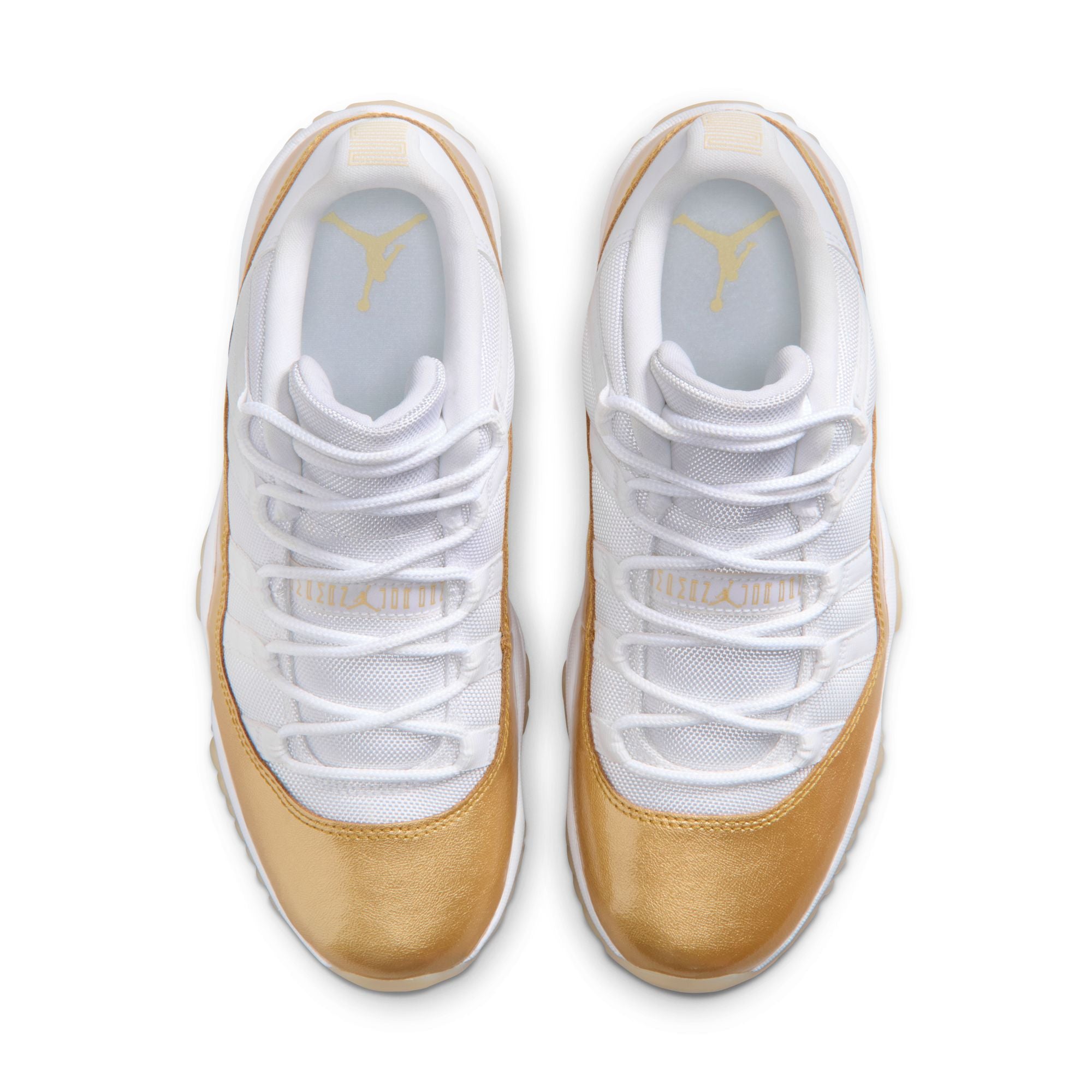 Women's Air Jordan 11 Retro Low "Mother's Day" - WHITE/METALLIC GOLD-TEAM GOLD