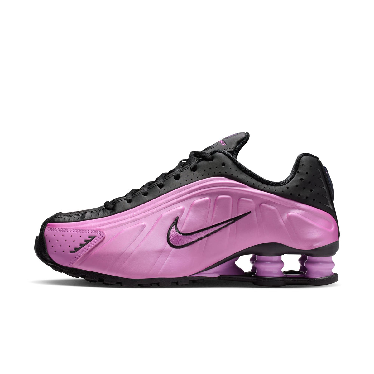 Women's Nike Shox R4 - BLACK/LT MAGENTA-BLACK