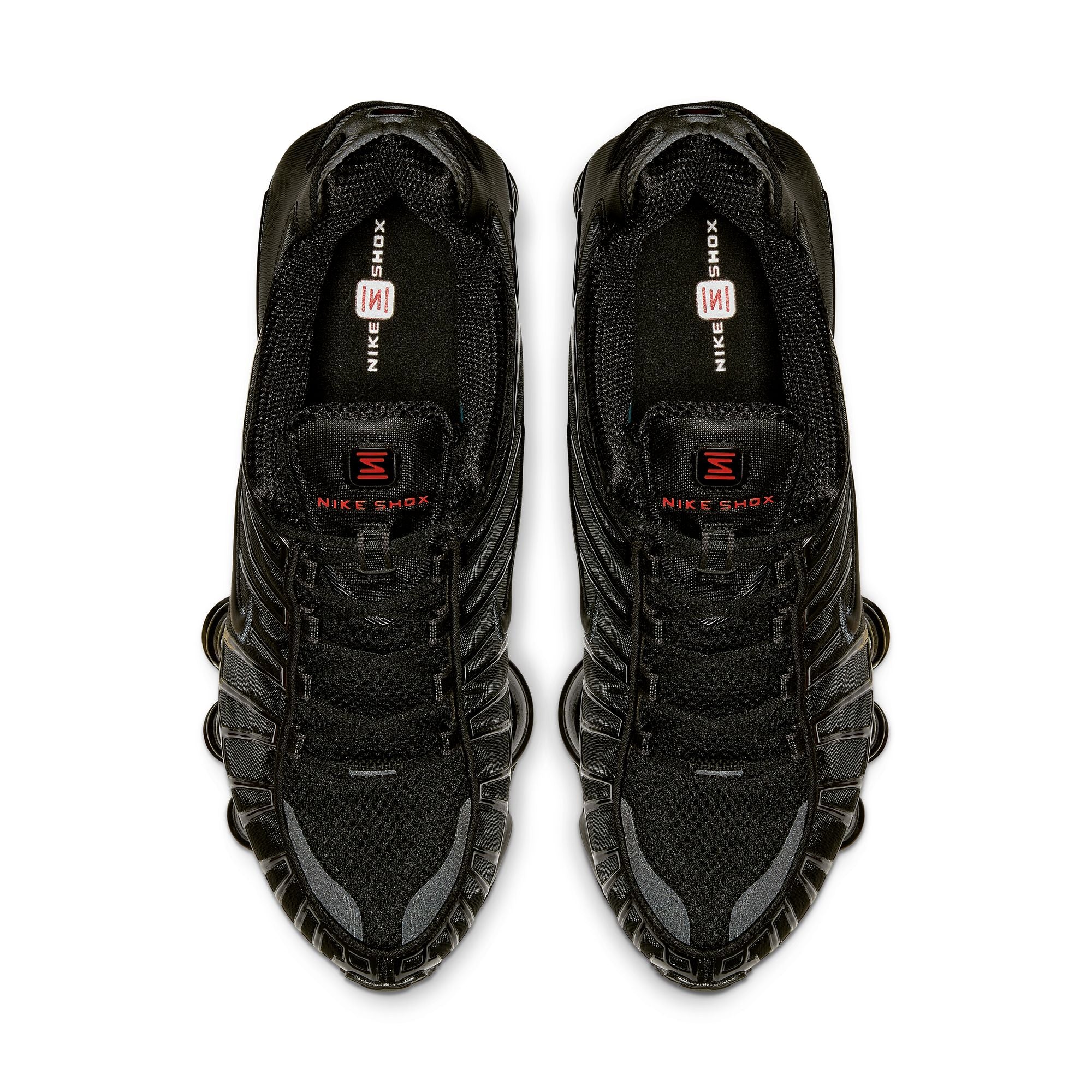 Men's Nike Shox TL - BLACK/BLACK-MTLC HEMATITE-MAX ORANGE