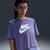 Women's Nike Cropped Logo T-Shirt - DUSTY AMETHYST