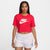 Women's Nike Cropped Logo T-Shirt - UNIVERSITY RED
