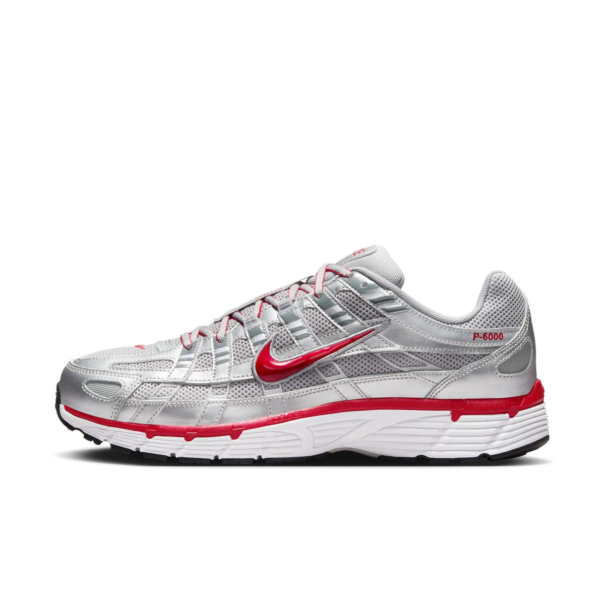 Men&#39;s Nike P-6000 - METALLIC SILVER/GYM RED-FLT SILVER