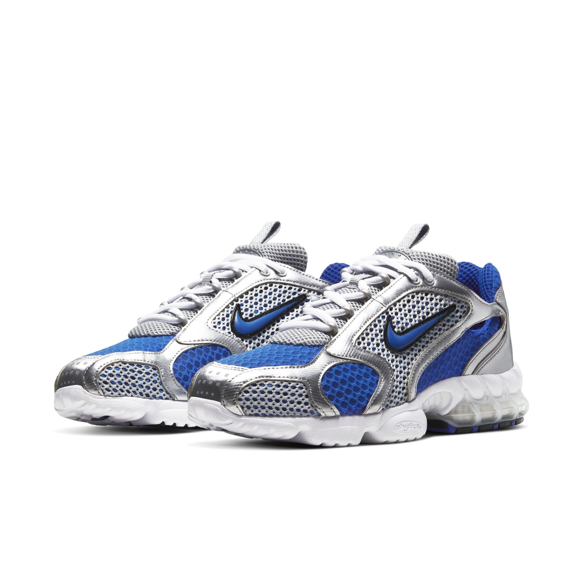 Men's Nike Air Zoom Spiridon Cage - METALLIC SILVER/VARSITY ROYAL