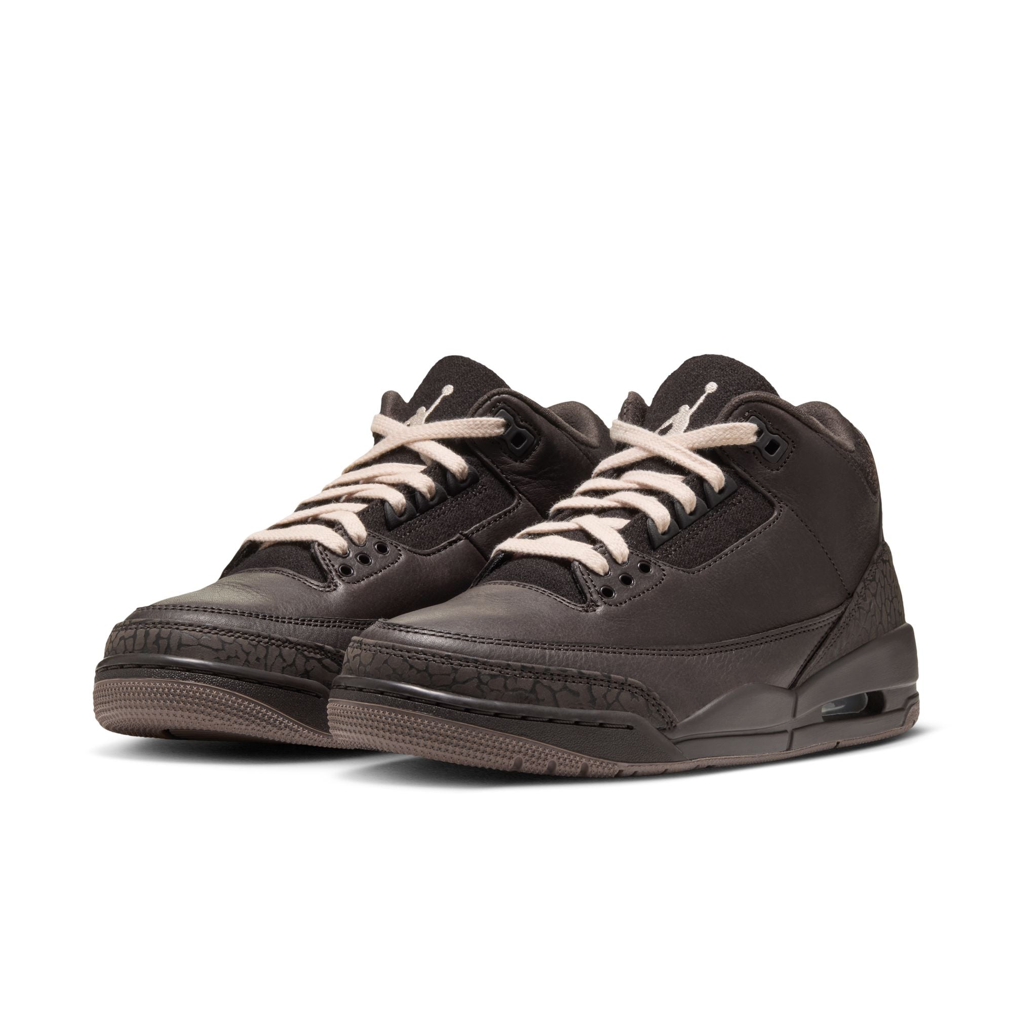Women's Air Jordan 3 Retro "Fireside" - VELVET BROWN/PEARL WHITE-LT BRITISH TAN
