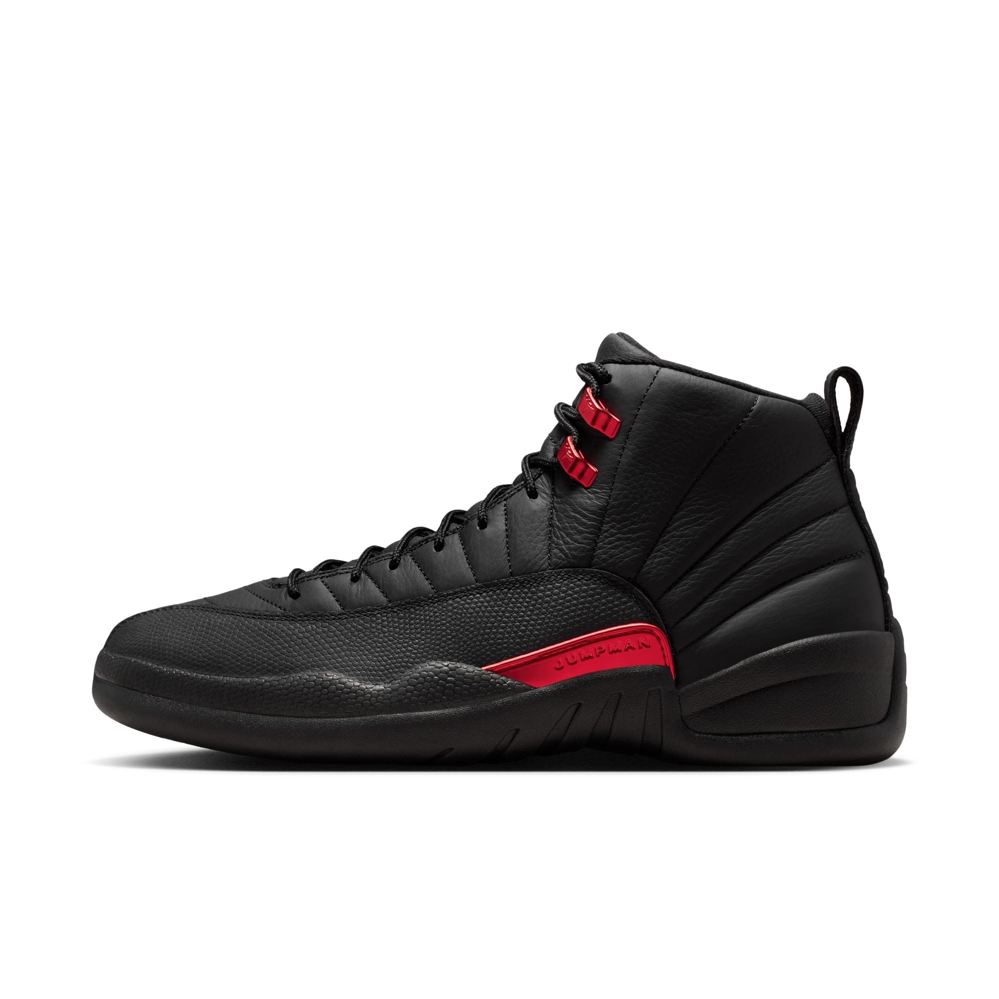 Men's Air Jordan 12 Retro - BLACK/VARSITY RED