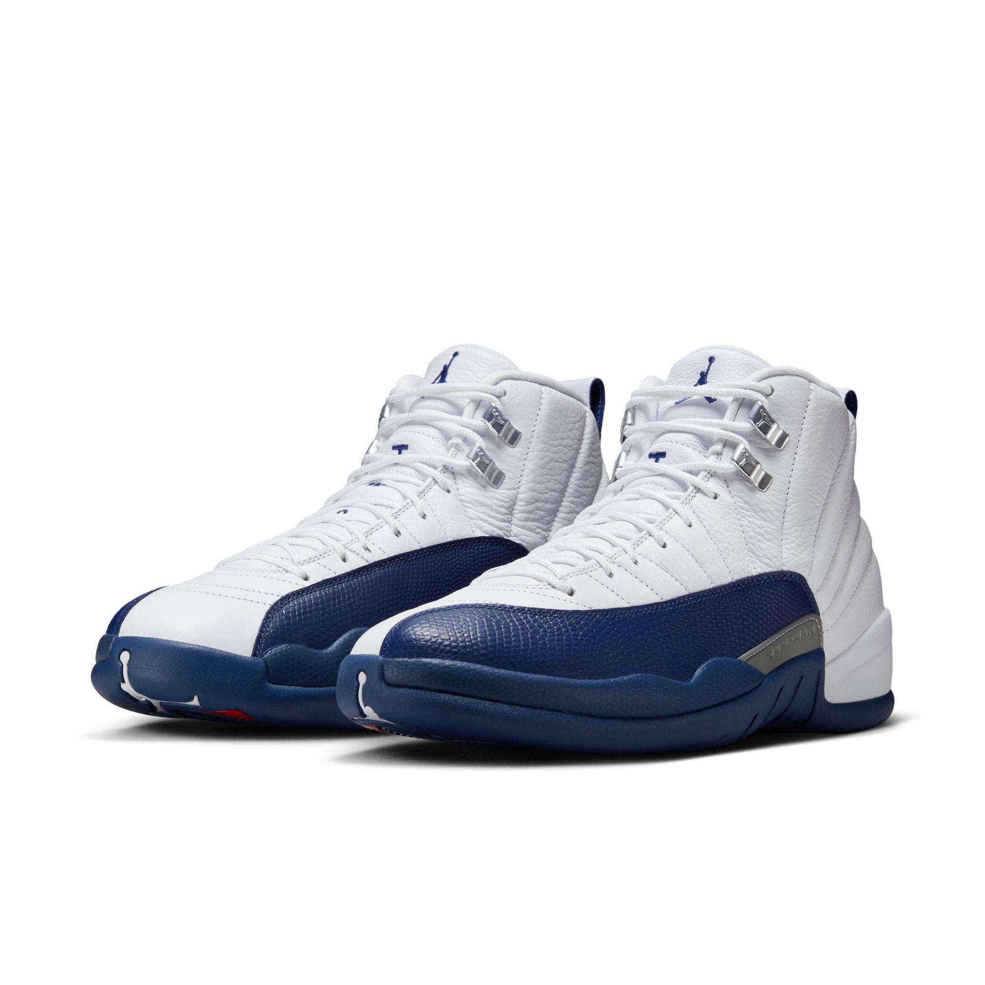Men's Air Jordan 12 Retro "French Blue" - WHITE/FRENCH BLUE-METALLIC SILVER