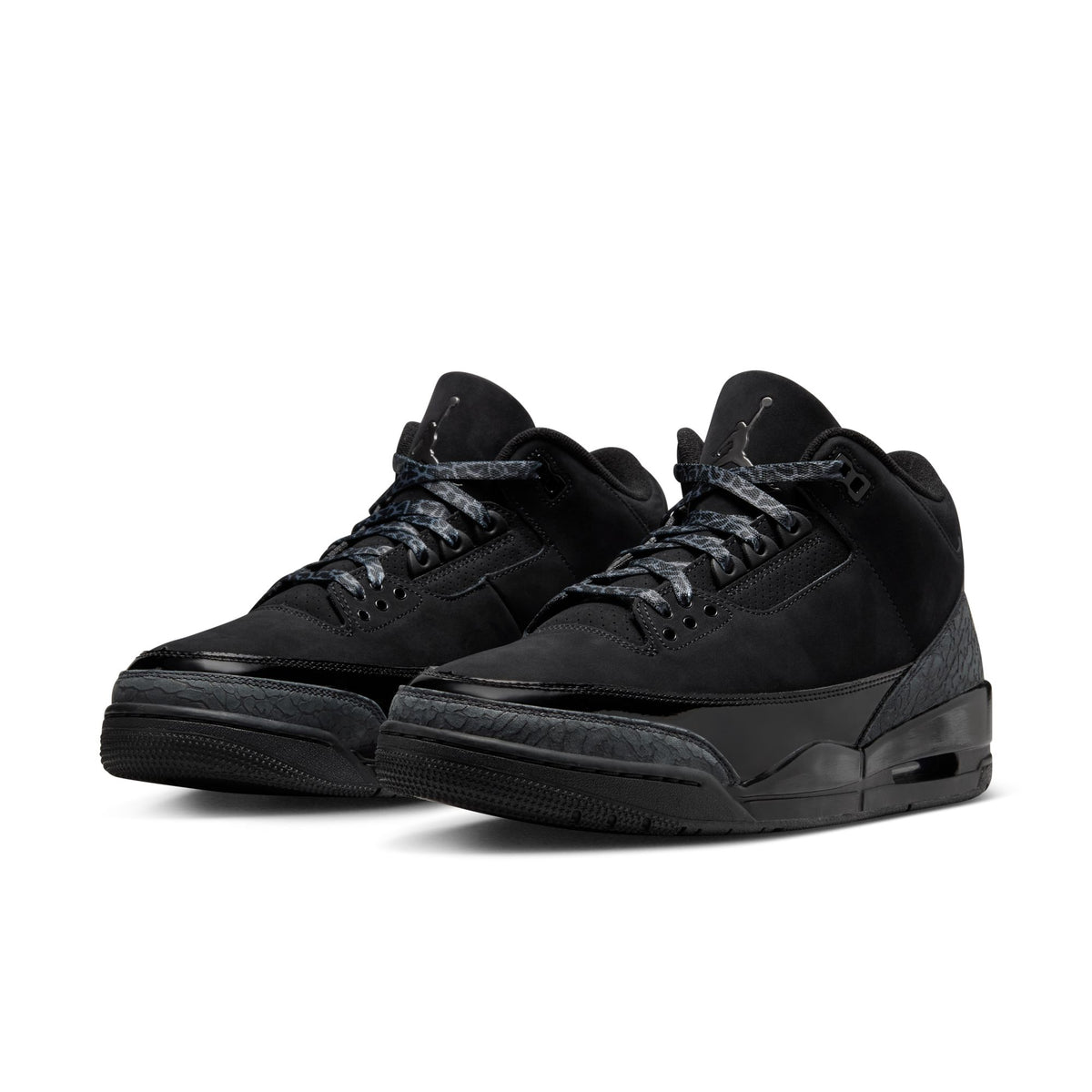 Men&#39;s Air Jordan 3 Retro &quot;Black Cat&quot; - BLACK/DARK CHARCOAL-WHITE