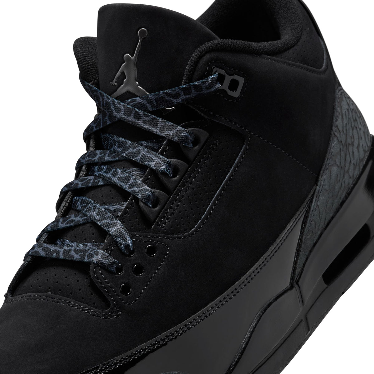 Men&#39;s Air Jordan 3 Retro &quot;Black Cat&quot; - BLACK/DARK CHARCOAL-WHITE