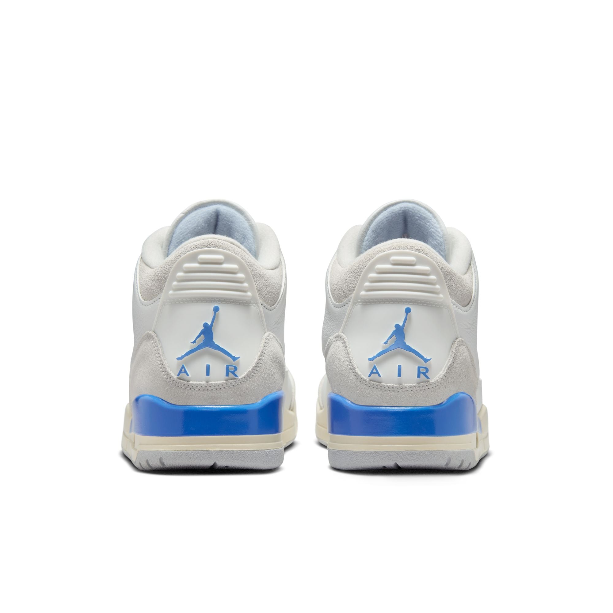 Men's Air Jordan 3 Retro - 'Lucky Shorts' - SUMMIT-WHITE/HYDROGEN-BLUE/LEGEND-BLUE