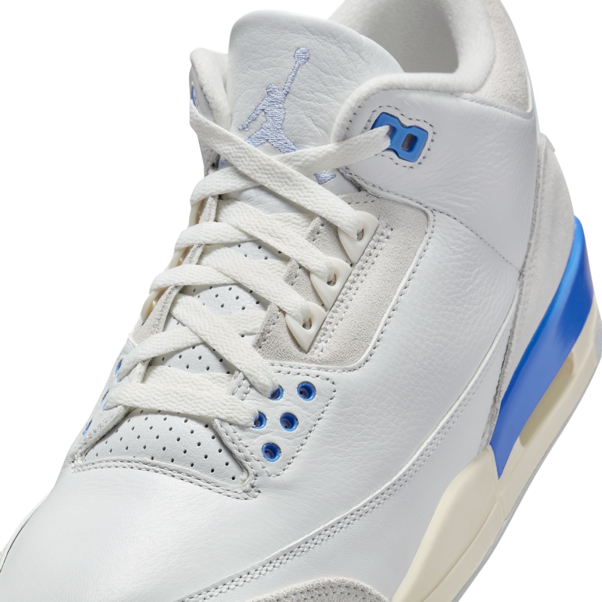 Men's Air Jordan 3 Retro - 'Lucky Shorts' - SUMMIT-WHITE/HYDROGEN-BLUE/LEGEND-BLUE