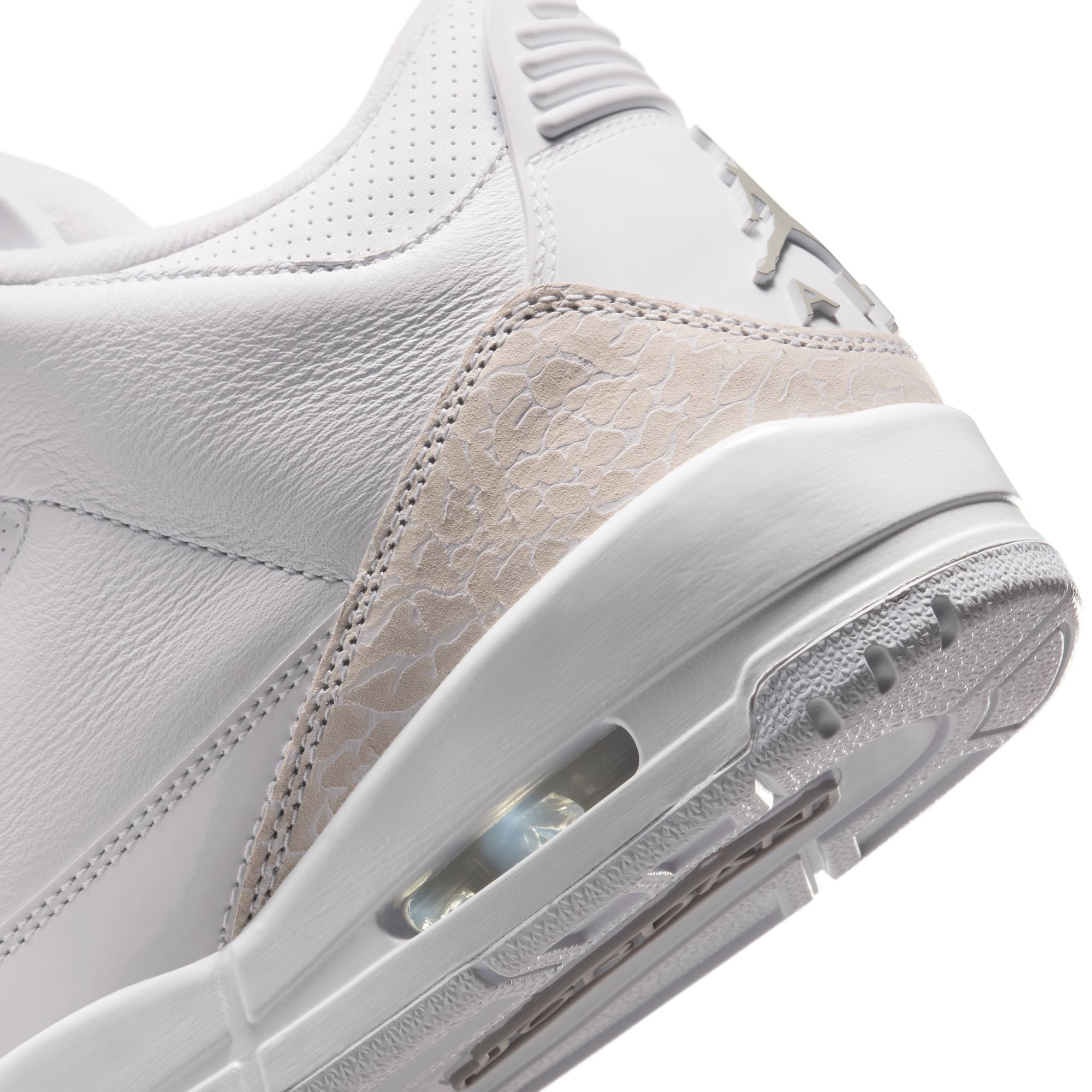 GS Air Jordan 3 Retro “Pure Money” - WHITE/METALLIC SILVER