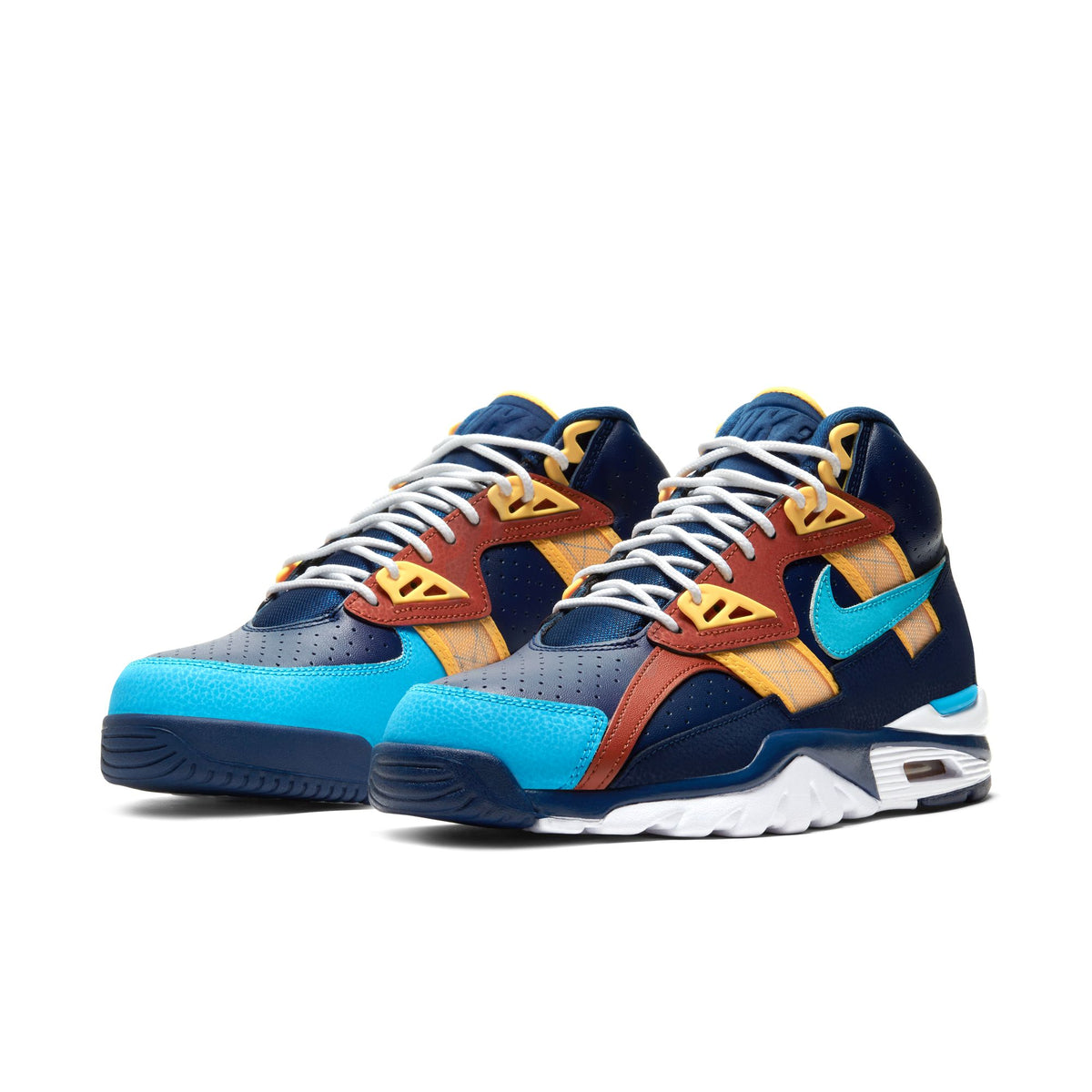 Men&#39;s Nike Air Trainer SC High - BLUE VOID/BLUE FURY-RUGGED ORANGE