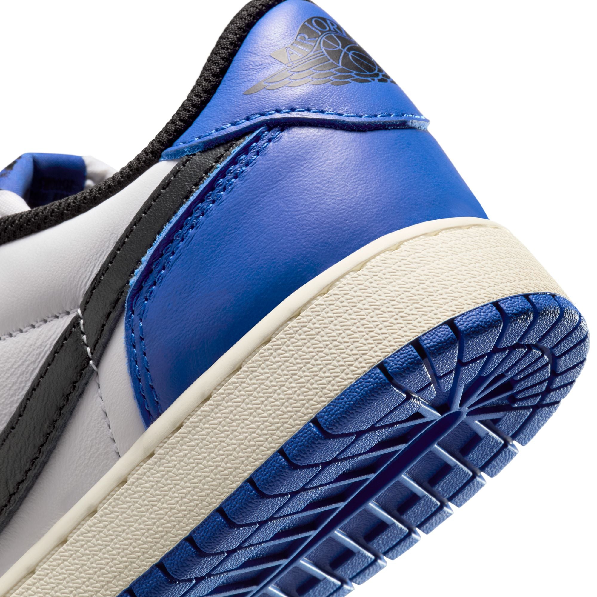 Air Jordan 1 Retro Low Og GS - WHITE/BLACK-GAME ROYAL-SAIL