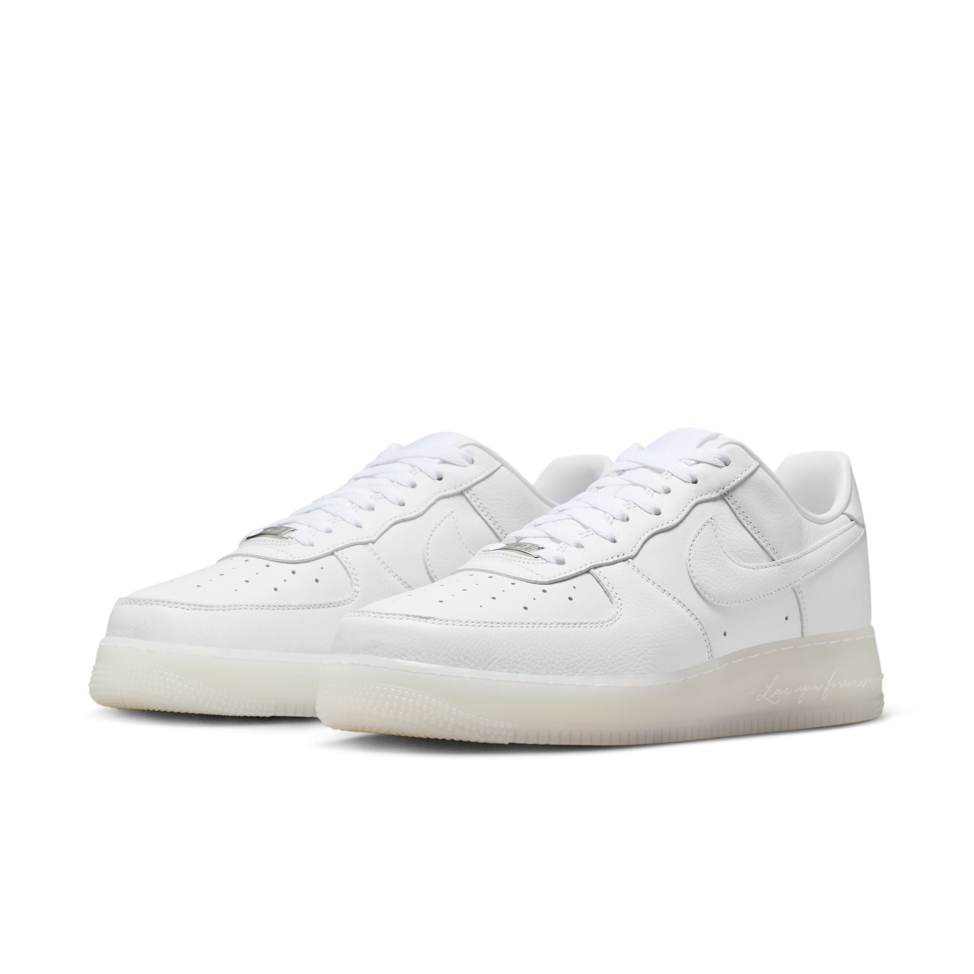 Men's Nike Nocta Air Force 1 Low - WHITE/COBALT TINT-METALLIC SILVER