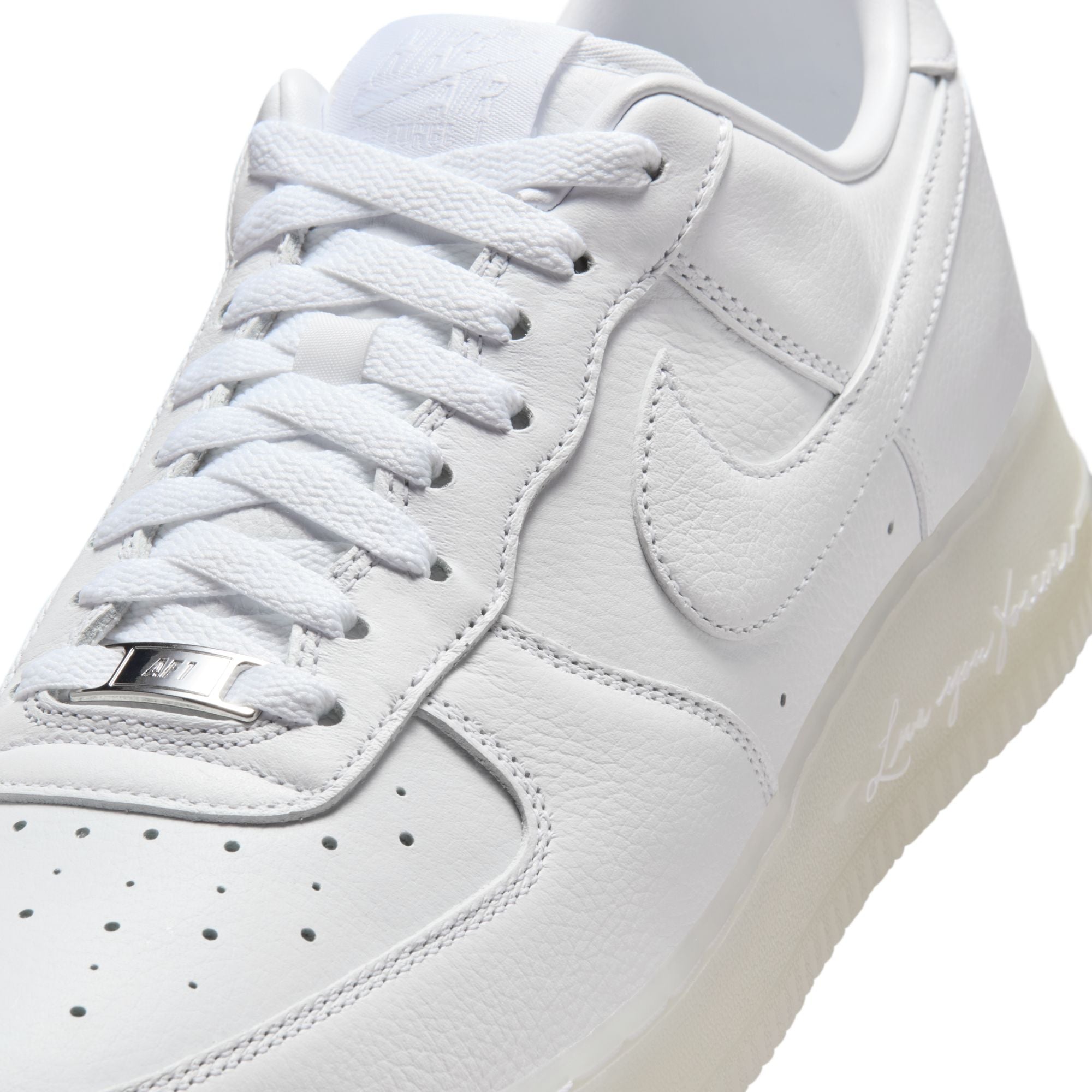 Men's Nike Nocta Air Force 1 Low - WHITE/COBALT TINT-METALLIC SILVER