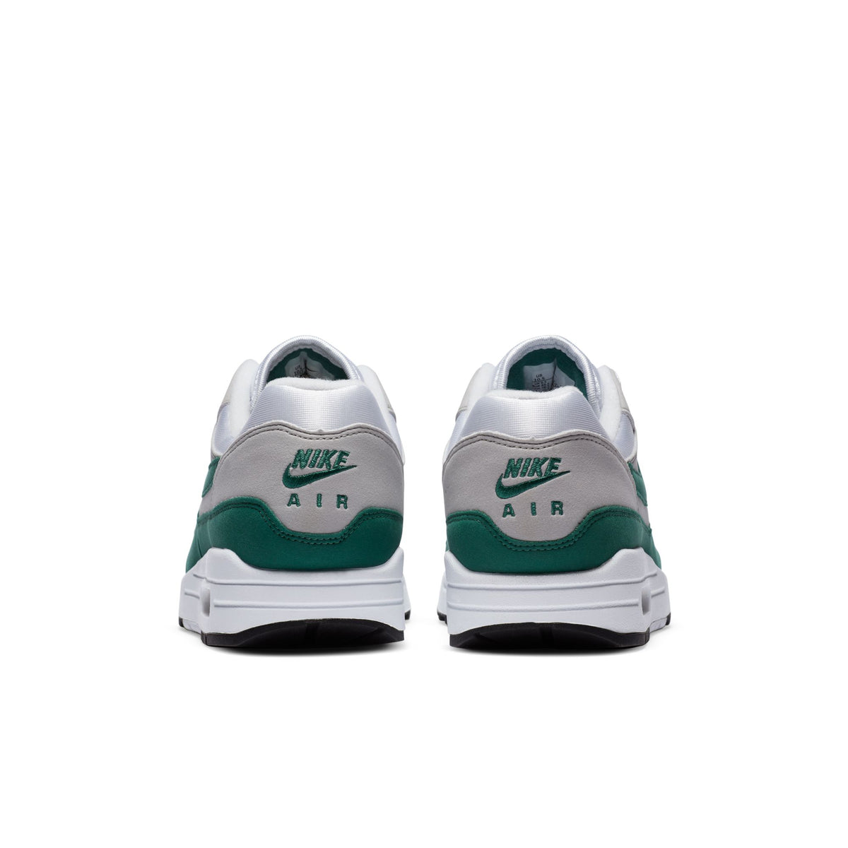 Men&#39;s Nike Air Max 1- WHITE/EVERGREEN AURA-NEUTRAL GREY-BLACK