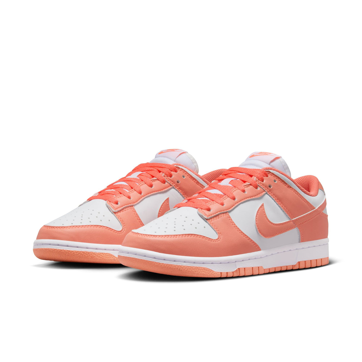 Women&#39;s Nike Dunk Low - WHITE/LT WILD MANGO