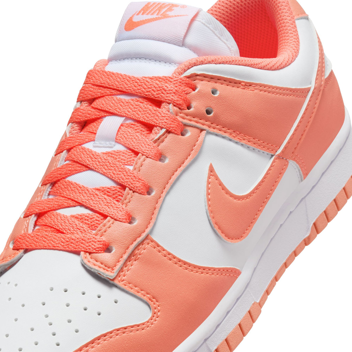 Women&#39;s Nike Dunk Low - WHITE/LT WILD MANGO