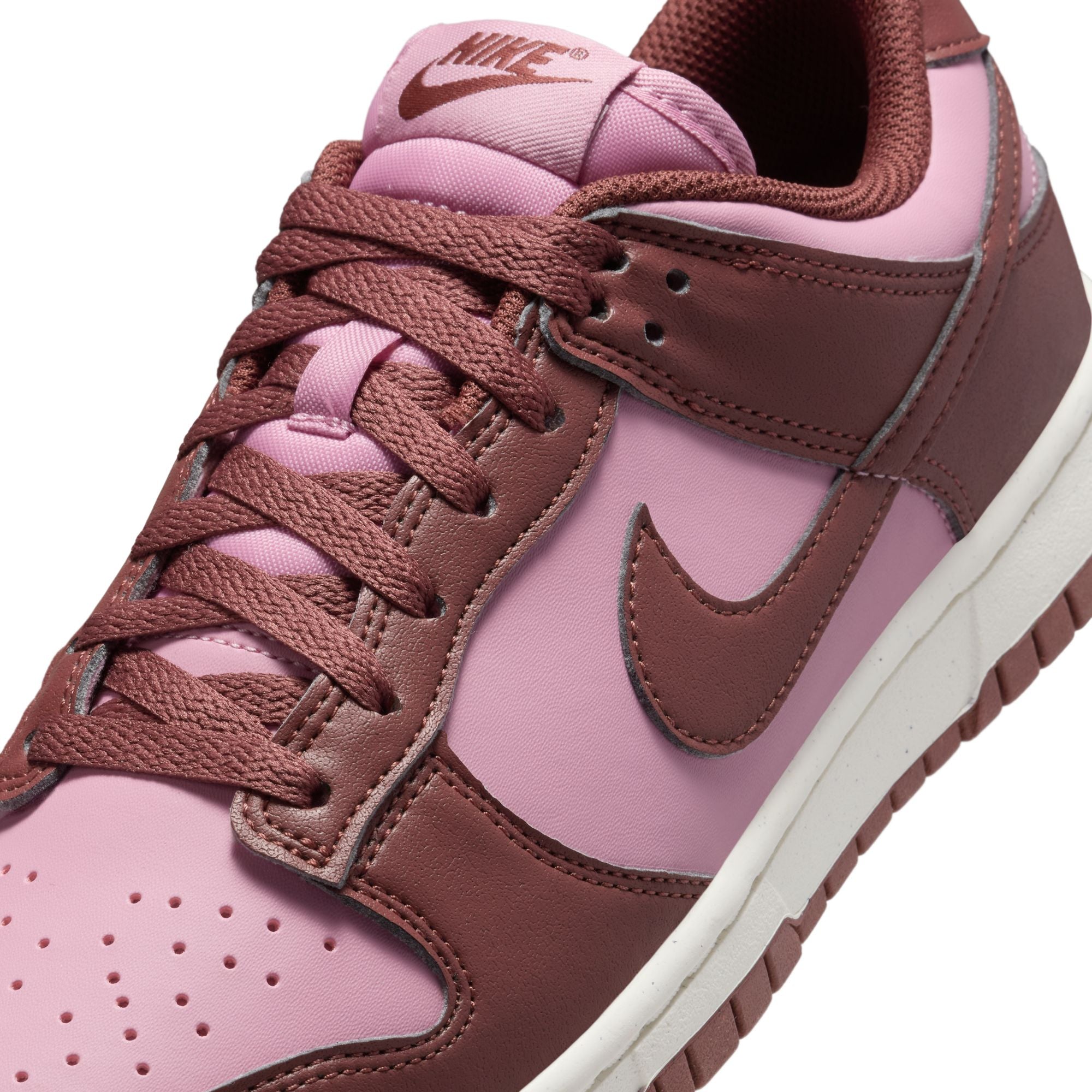 Women's Nike Dunk Low Next Nature - WHITE/ELEMENTAL PINK-DARK PONY-SAIL
