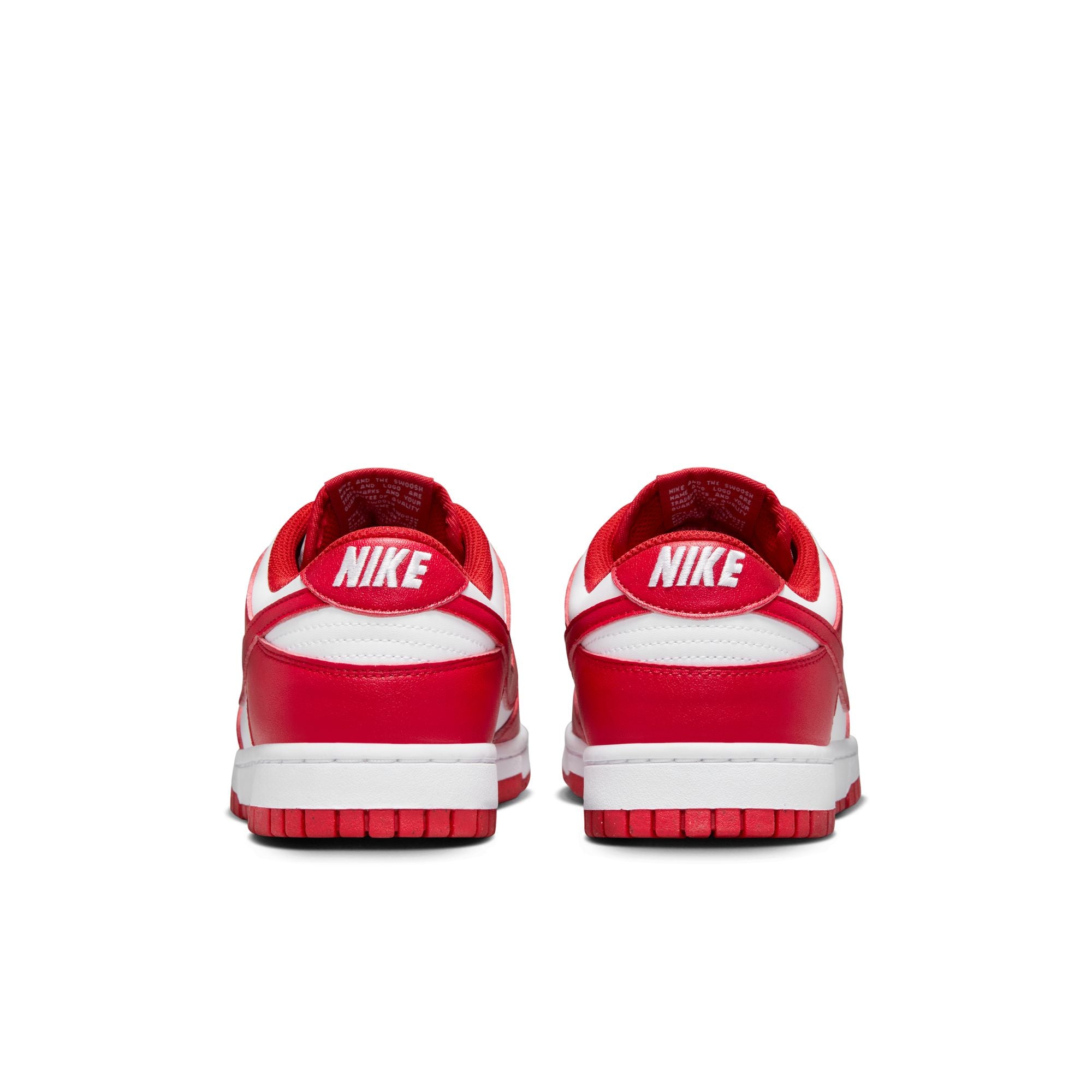 Women's Nike Dunk Low - WHITE/UNIVERSITY RED-WHITE