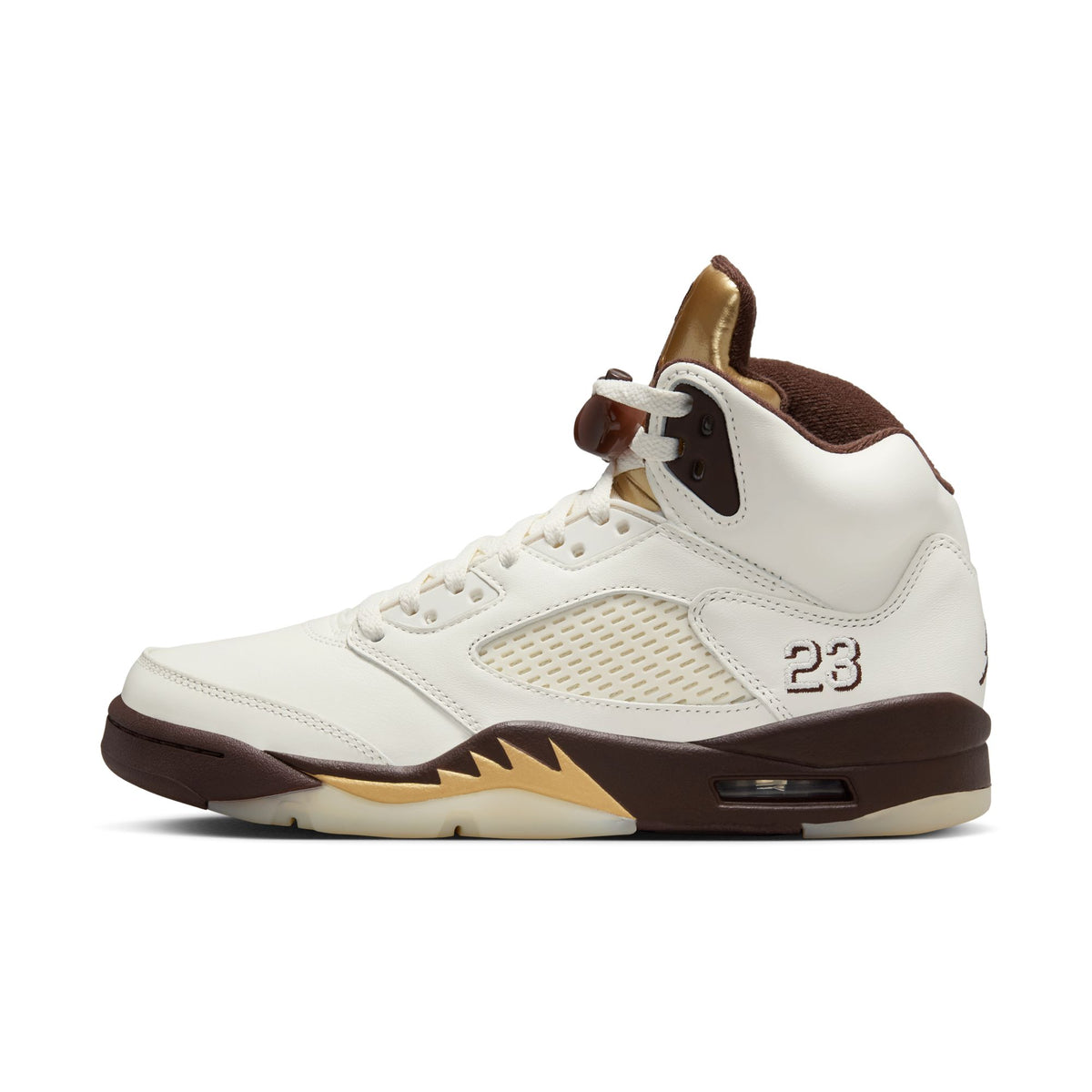 Women&#39;s Air Jordan 5 Retro - EARTH/METALLIC GOLD-SAIL-MUSLIN