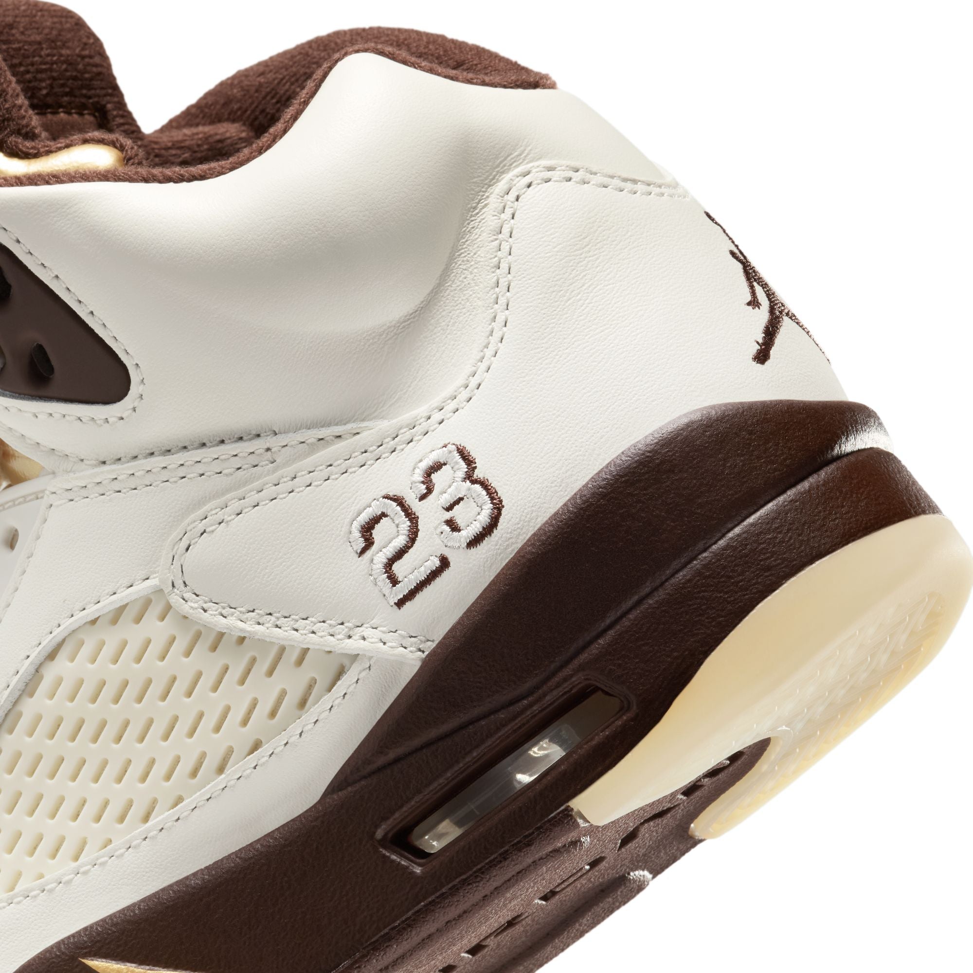 Women's Air Jordan 5 Retro - EARTH/METALLIC GOLD-SAIL-MUSLIN