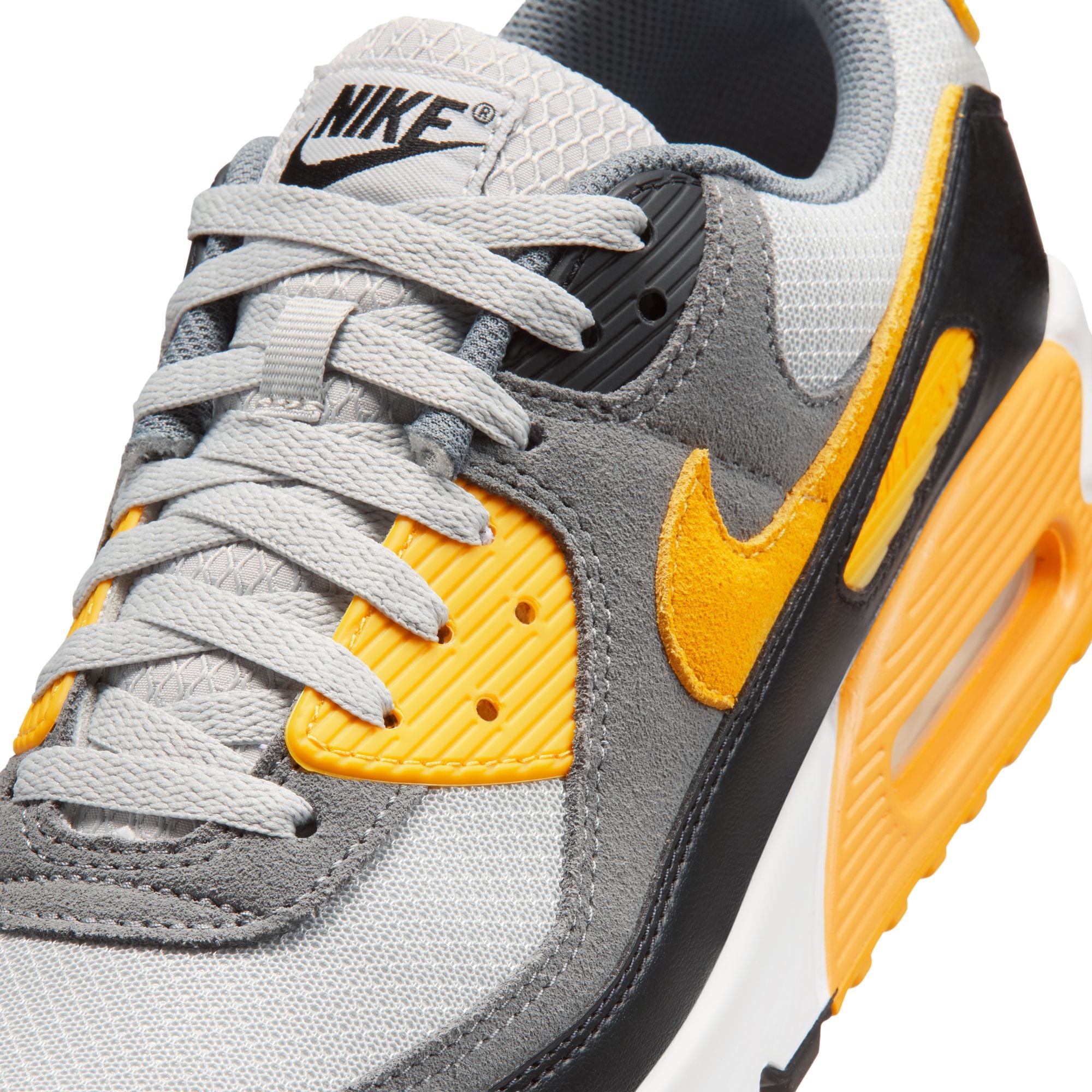Men's Nike Air Max 90 - GREY FOG/POLLEN-SMOKE GREY-BLACK