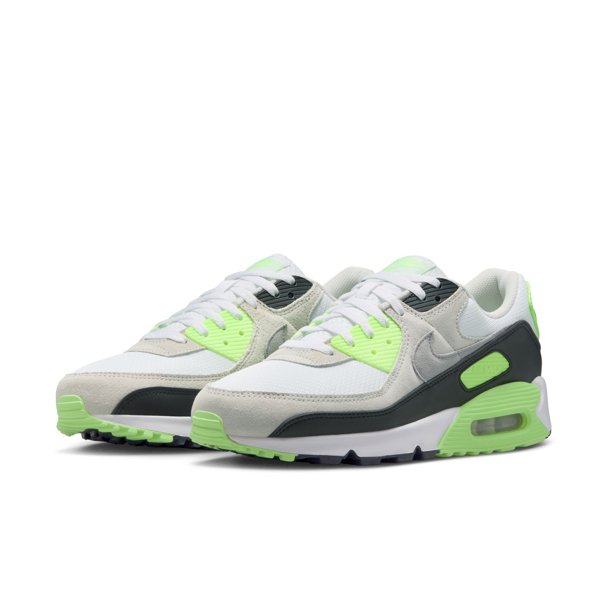 Men's Nike Air Max 90 - WHITE/CAVE STONE-LIGHT BONE